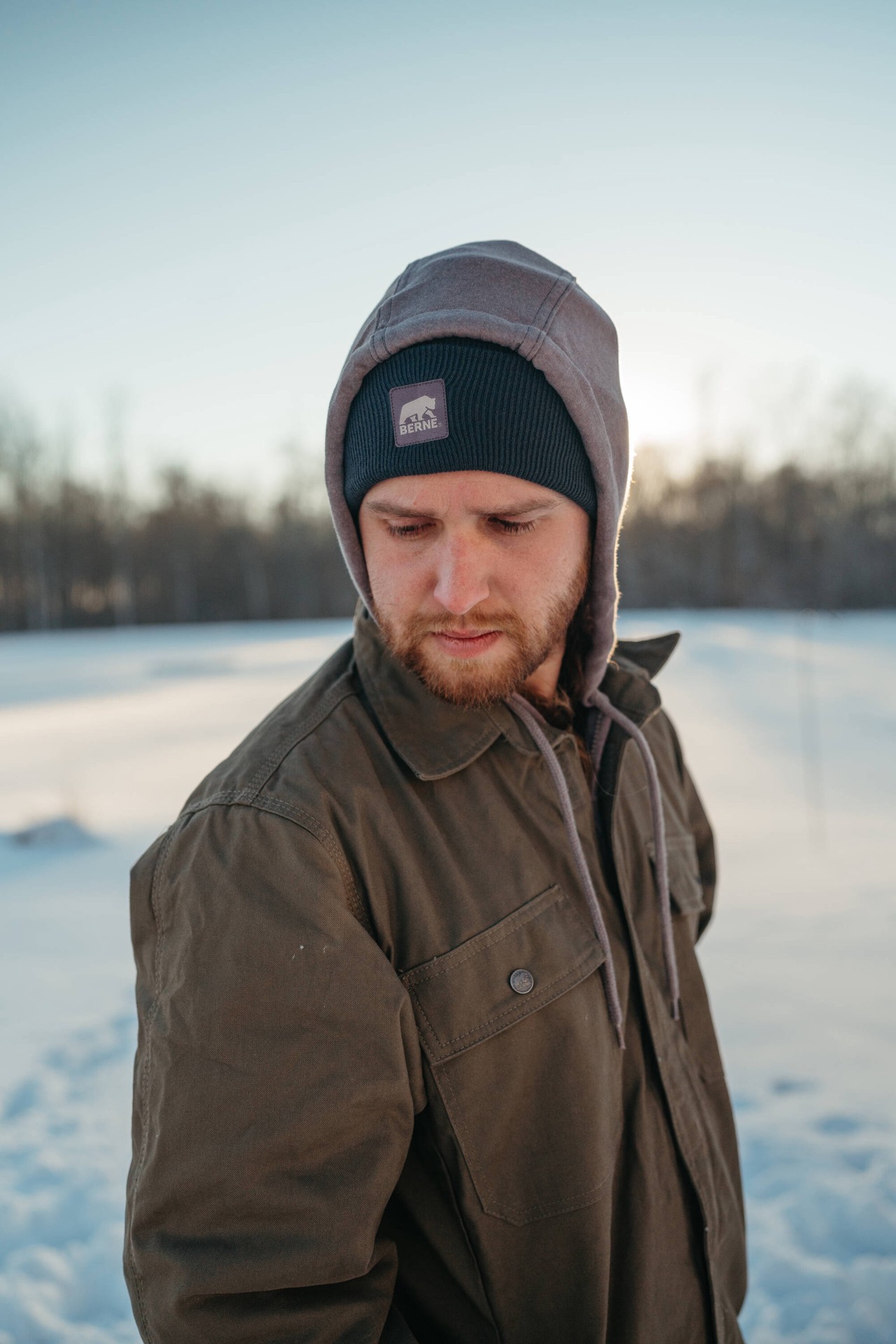 slide 2 of 4, BERNE APPAREL Adult unisex Black Acrylic Knit hat, 1 ct