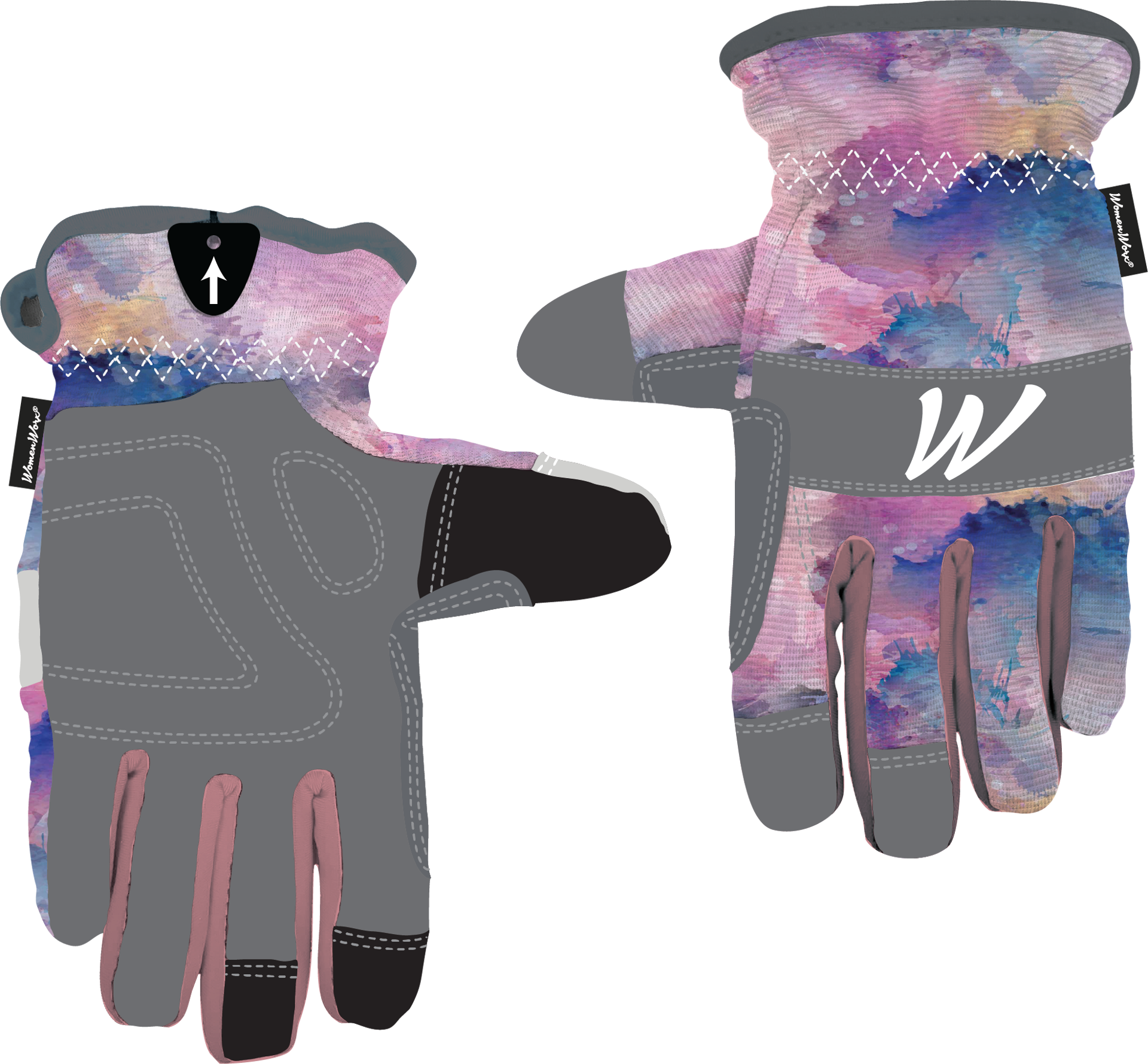 slide 3 of 5, WomenWorx Medium Synthetic leather Construction Gloves 1 -Pairs, 1 ct