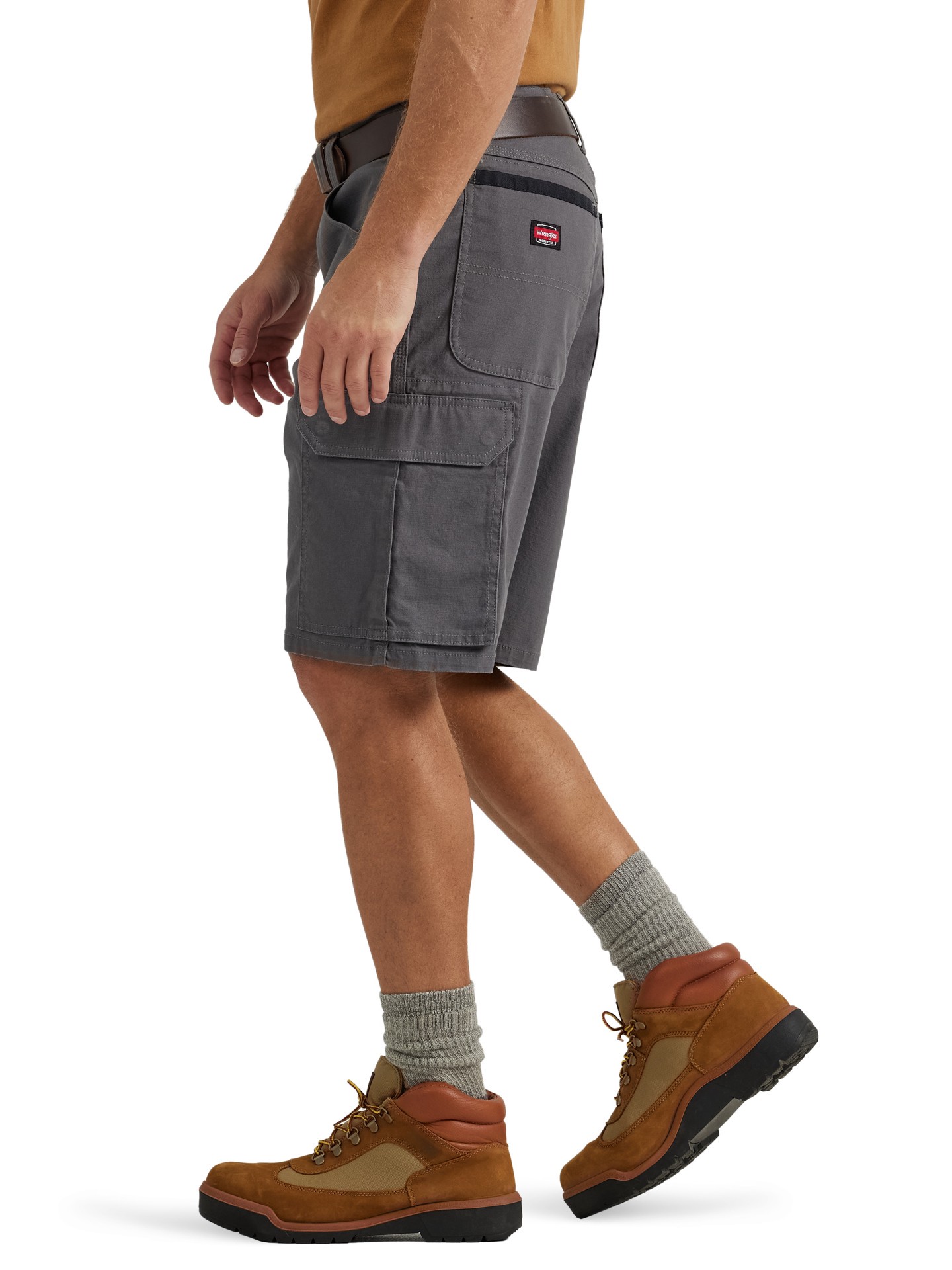 slide 2 of 6, Wrangler Men's Graphite Woven 11-in Carpenter shorts ( Size: 38 ), 1 ct