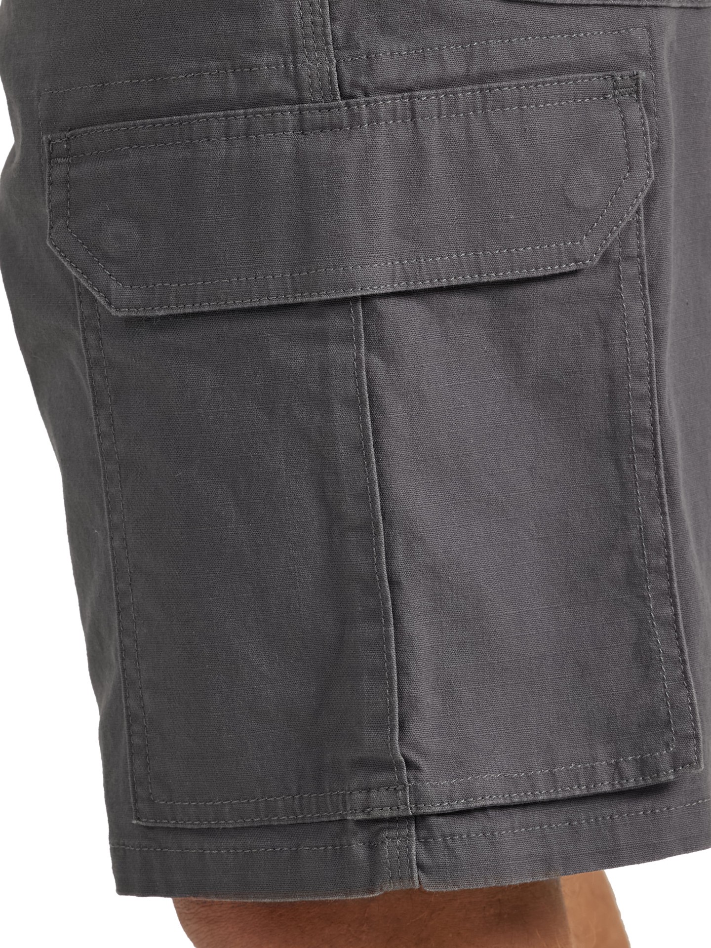 slide 5 of 6, Wrangler Men's Graphite Woven 11-in Carpenter shorts ( Size: 38 ), 1 ct