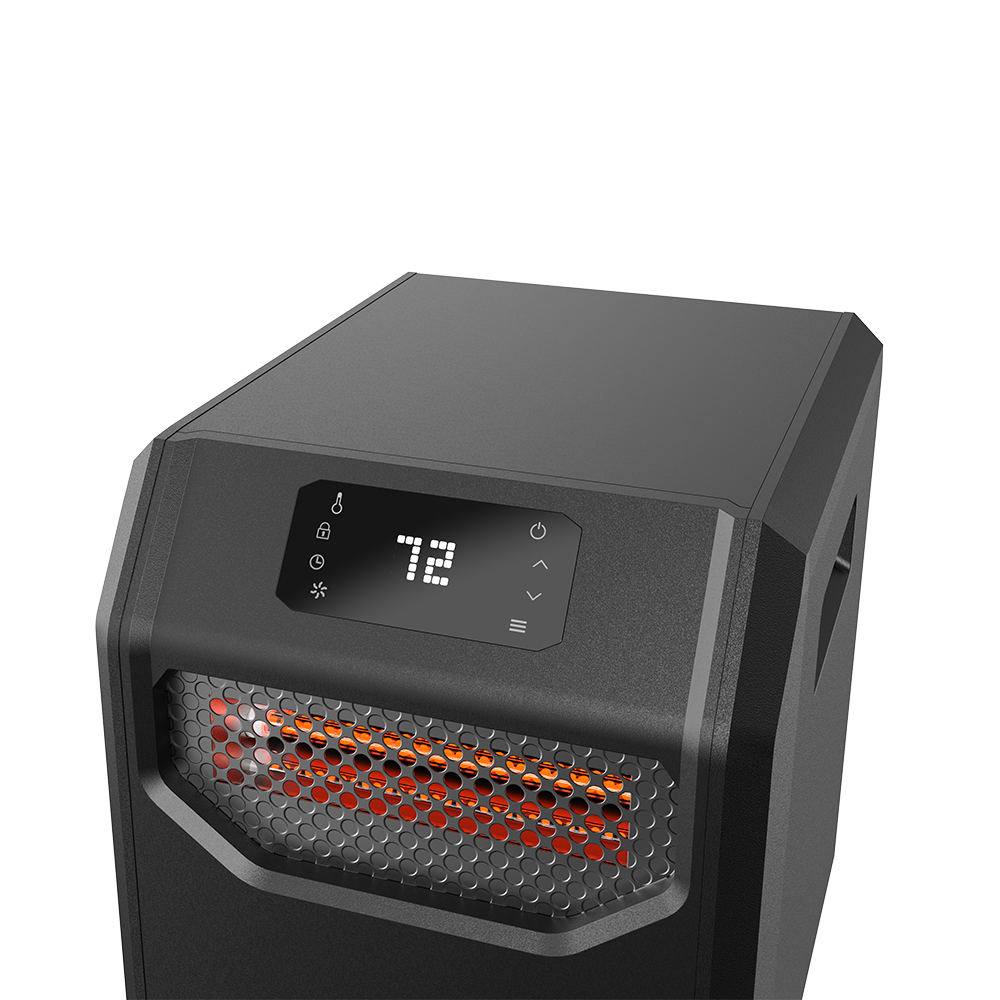 slide 5 of 6, Utilitech 1500 -Watt Infrared quartz Cabinet Indoor Electric Space Heater with Thermostat with Remote, 1 ct