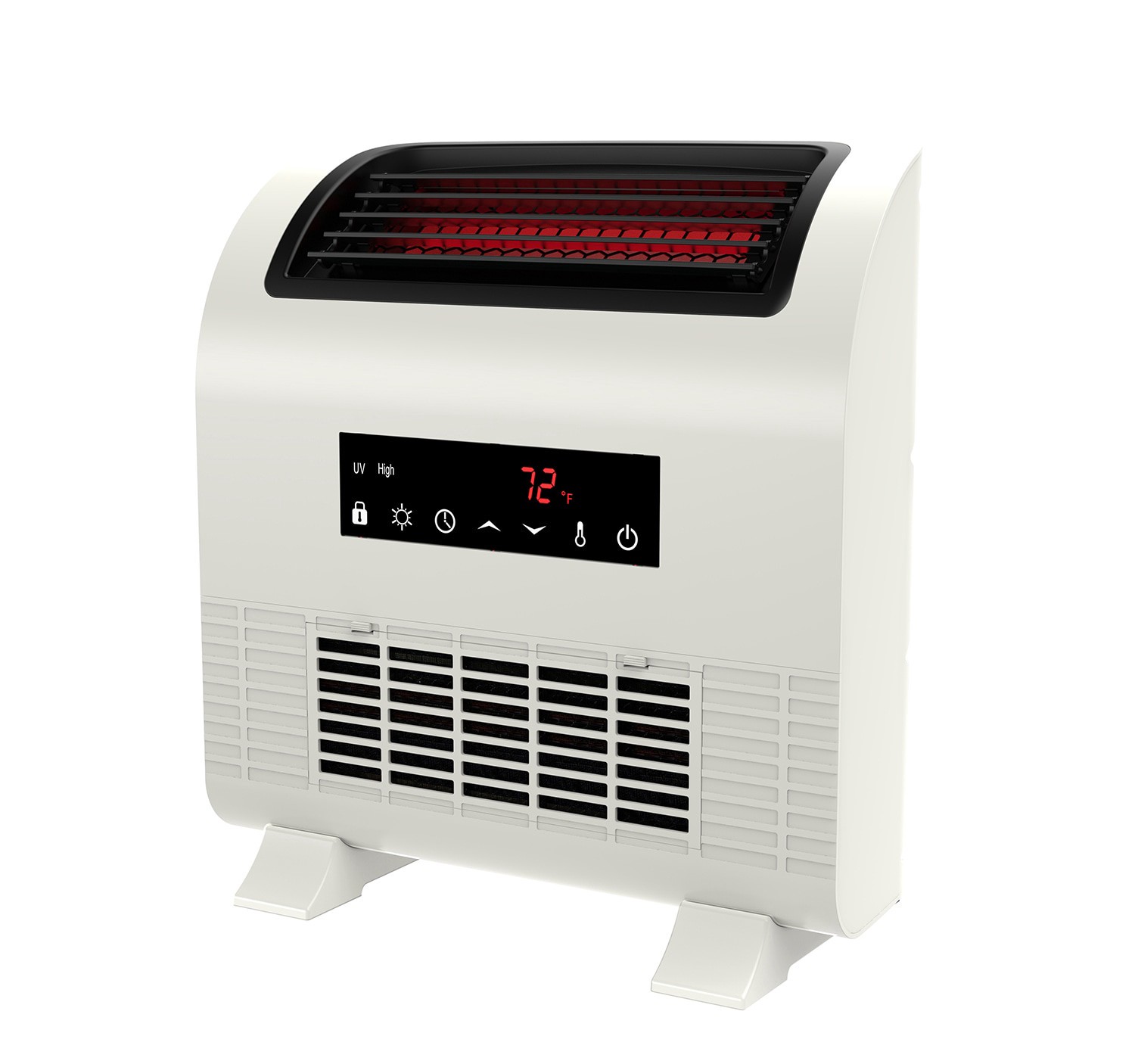 slide 2 of 4, Utilitech 1500 -Watt Infrared Cabinet Indoor Electric Space Heater with Thermostat with Remote, 1 ct