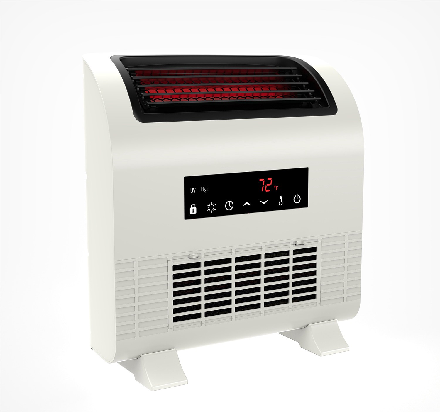 slide 3 of 4, Utilitech 1500 -Watt Infrared Cabinet Indoor Electric Space Heater with Thermostat with Remote, 1 ct