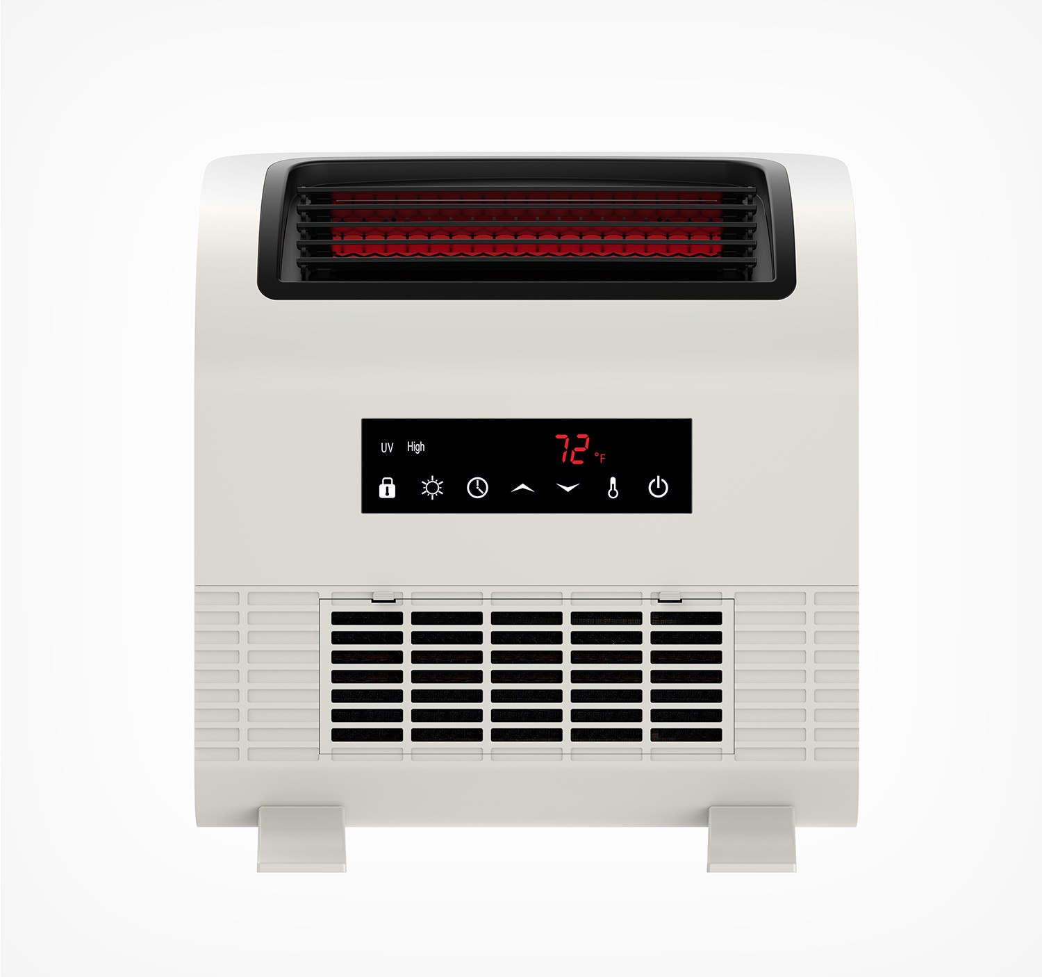 slide 1 of 4, Utilitech 1500 -Watt Infrared Cabinet Indoor Electric Space Heater with Thermostat with Remote, 1 ct