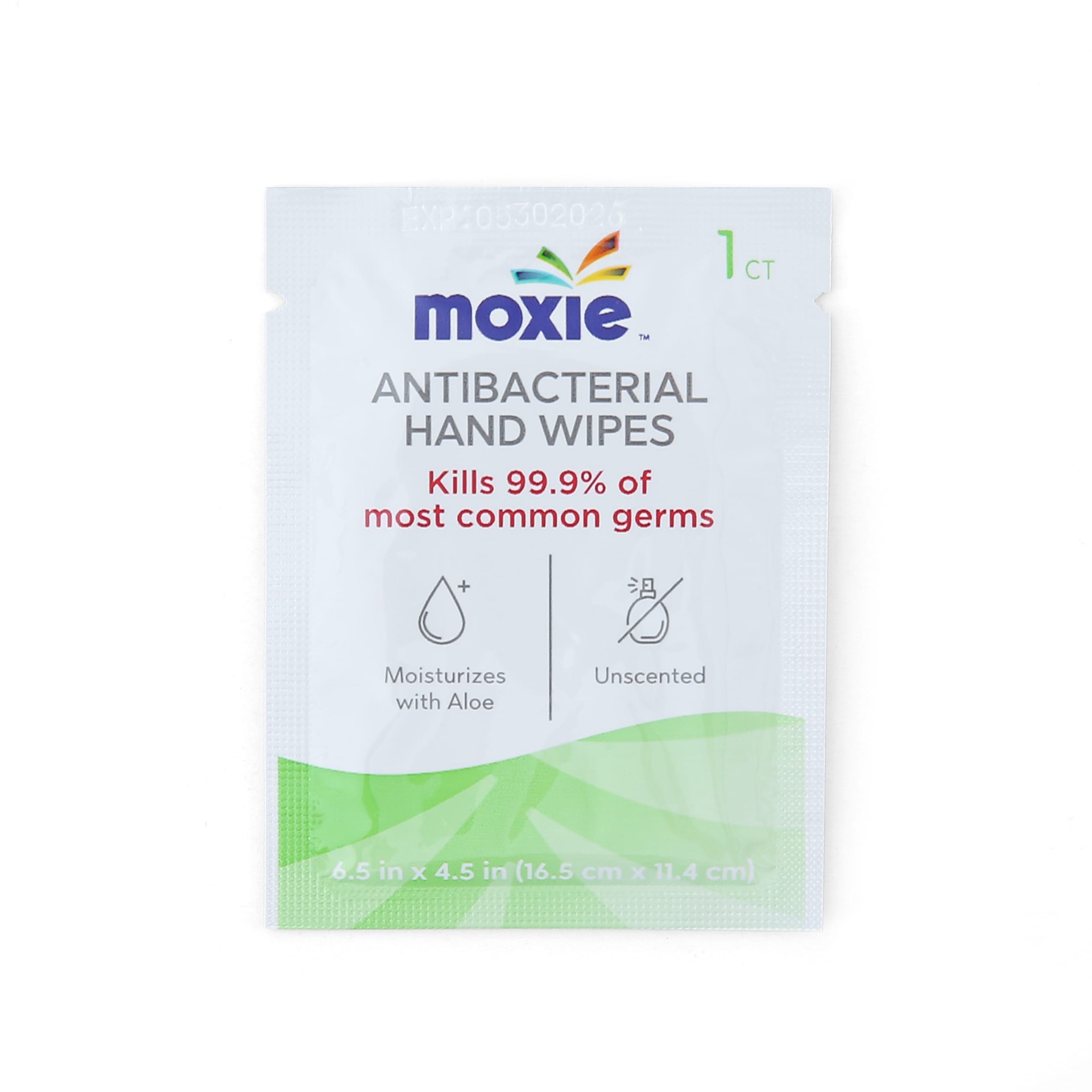 slide 5 of 6, MOXIE 50-count Unscented Hand sanitizer wipes Wipes, 1 ct