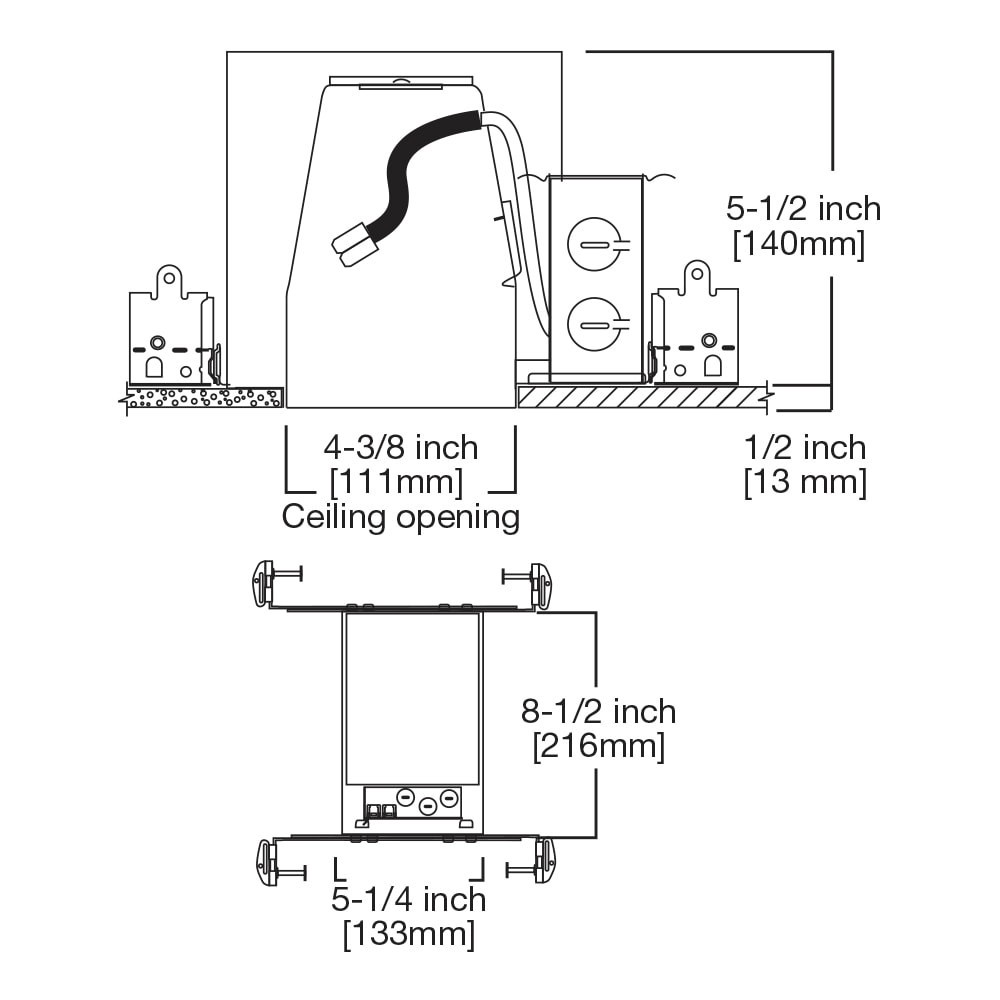 slide 2 of 3, HALO New construction Airtight IC 4-in LED Recessed Light Housing, 1 ct