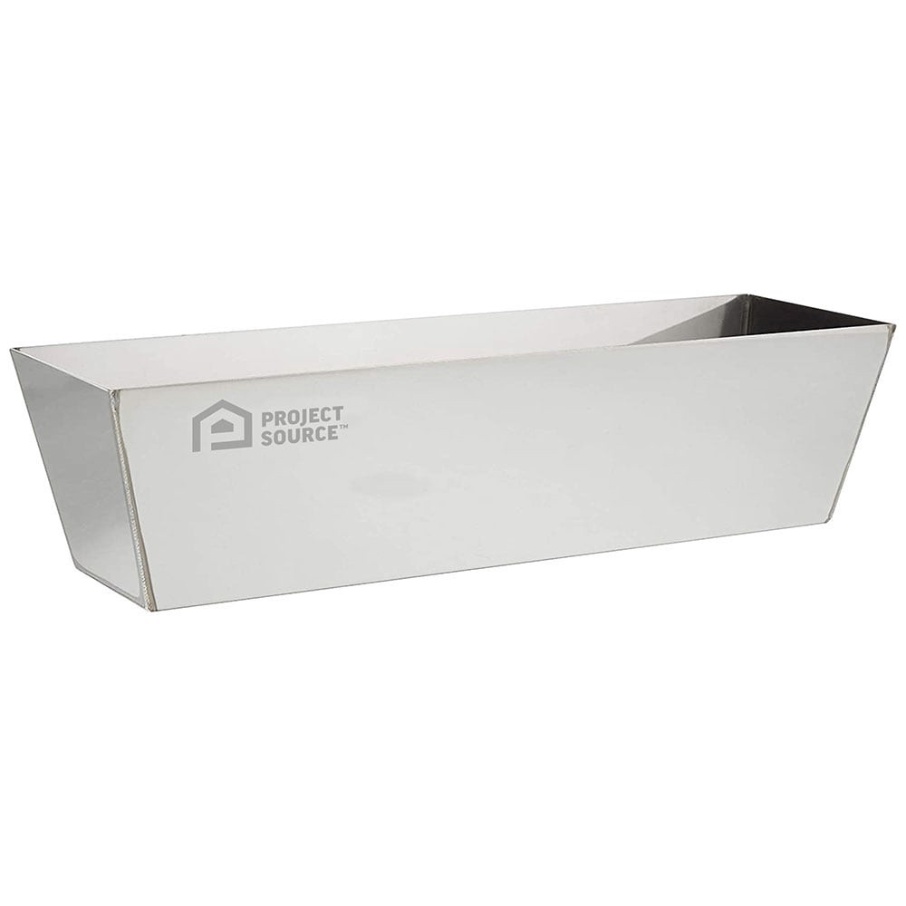 slide 3 of 6, Project Source 12-in L x 4.25-in W x 3.5-in D Stainless steel Drywall Mud Pan, 1 ct