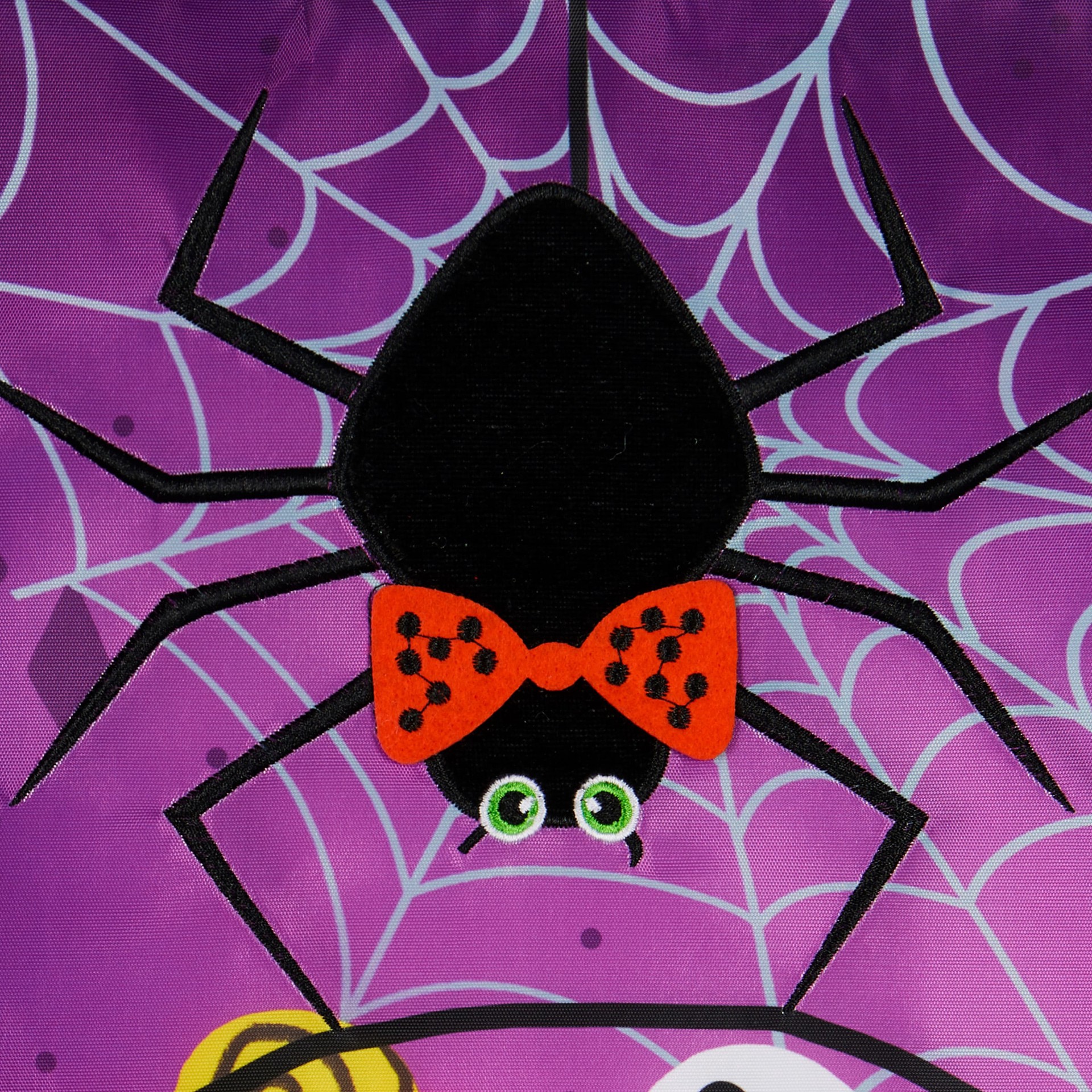 slide 5 of 6, Style Selections 1-ft W x 1.5-ft H Halloween Embroidered Garden flag, 1 ct