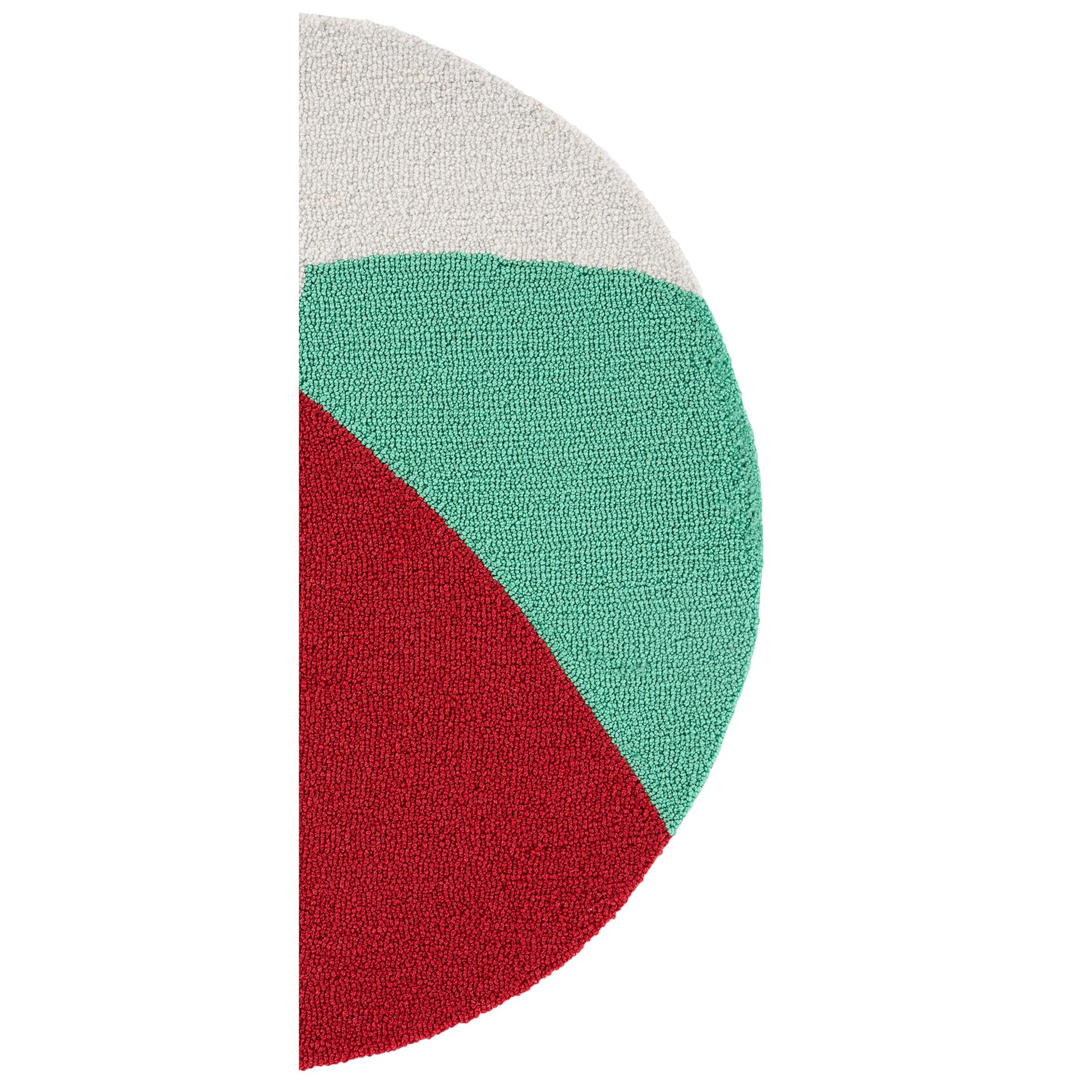 slide 4 of 6, allen + roth 3 x 3 (ft) Hooked Multi Round Indoor/Outdoor Coastal Throw rug, 1 ct