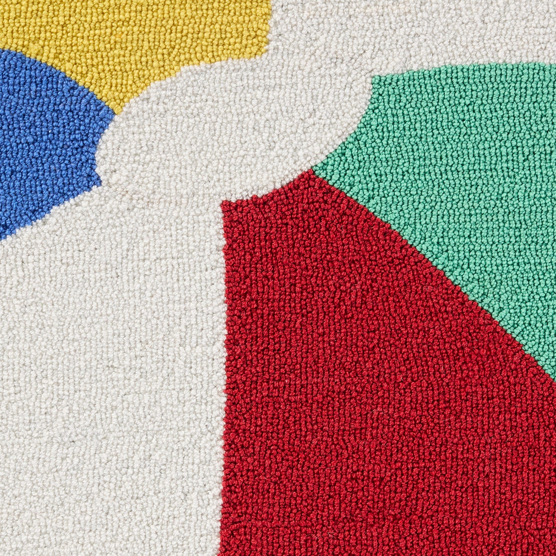 slide 5 of 6, allen + roth 3 x 3 (ft) Hooked Multi Round Indoor/Outdoor Coastal Throw rug, 1 ct