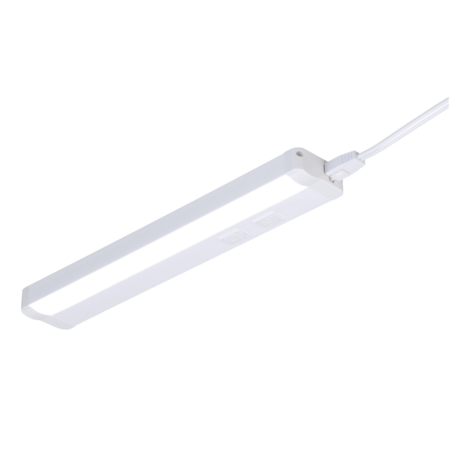 slide 1 of 6, Utilitech 12-in Plug-in LED Under Cabinet Light Bar, 1 ct