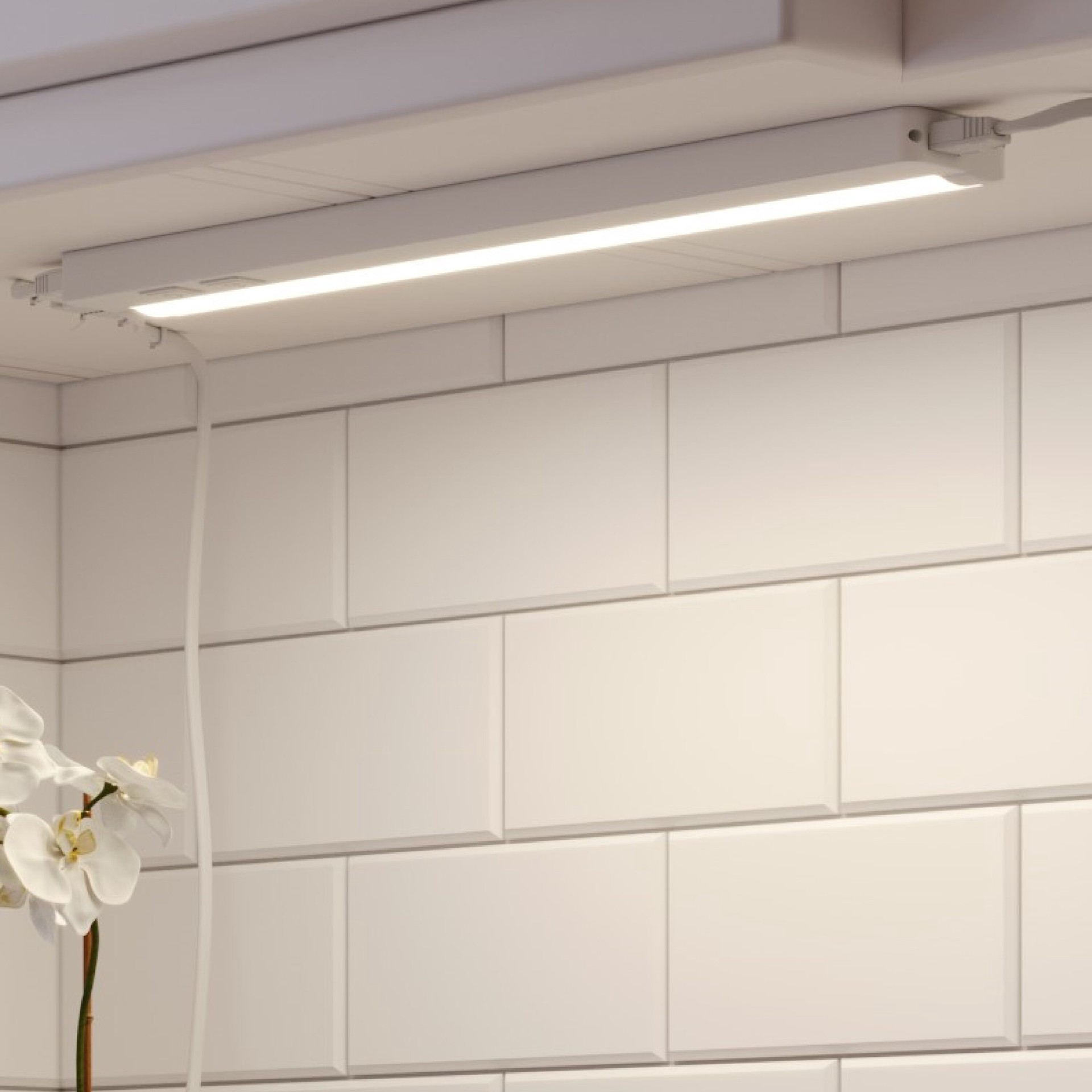 slide 2 of 6, Utilitech 18-in Plug-in LED Under Cabinet Light Bar, 1 ct