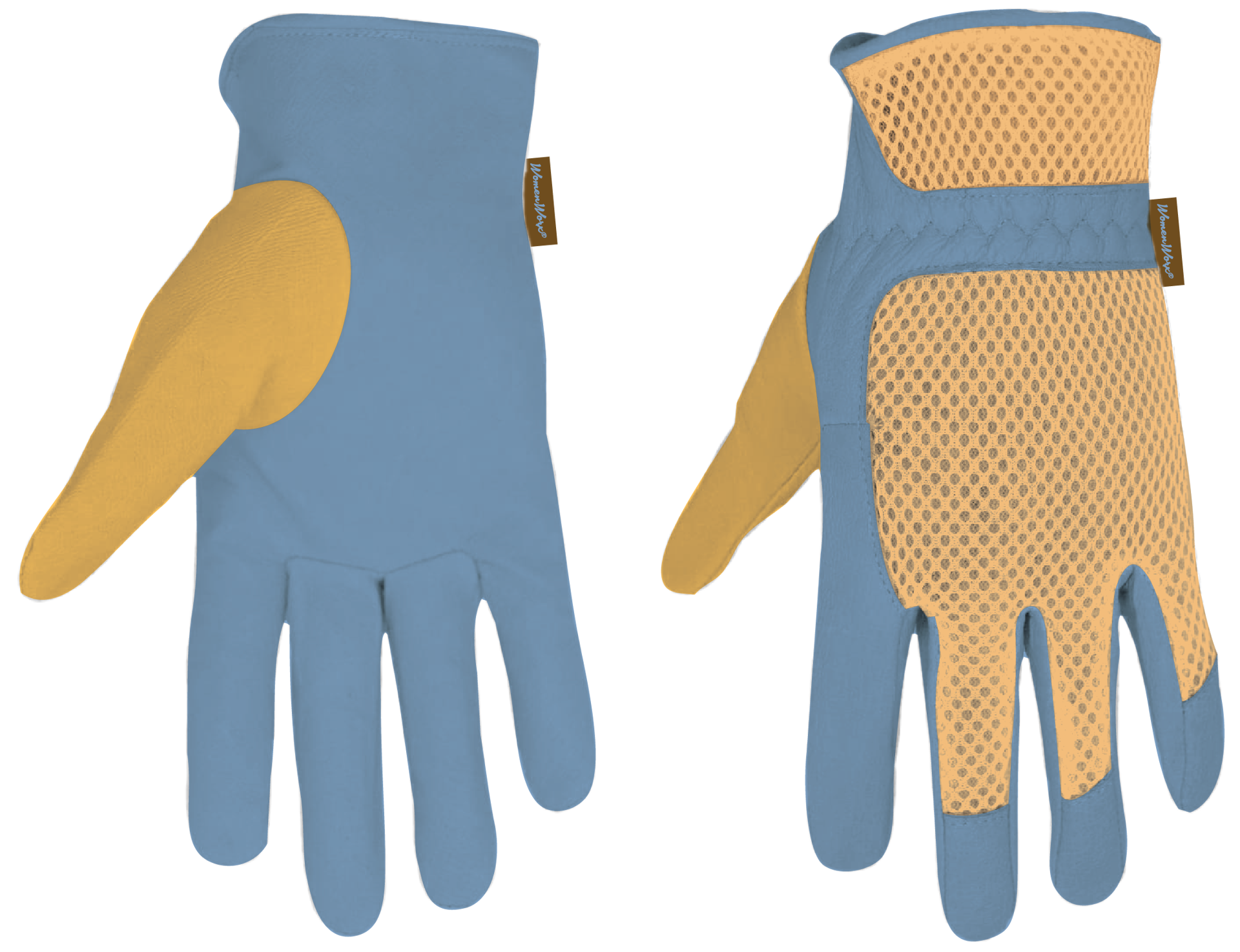 slide 1 of 5, WomenWorx Medium Yellow Synthetic leather 1 -Pairs, 1 ct