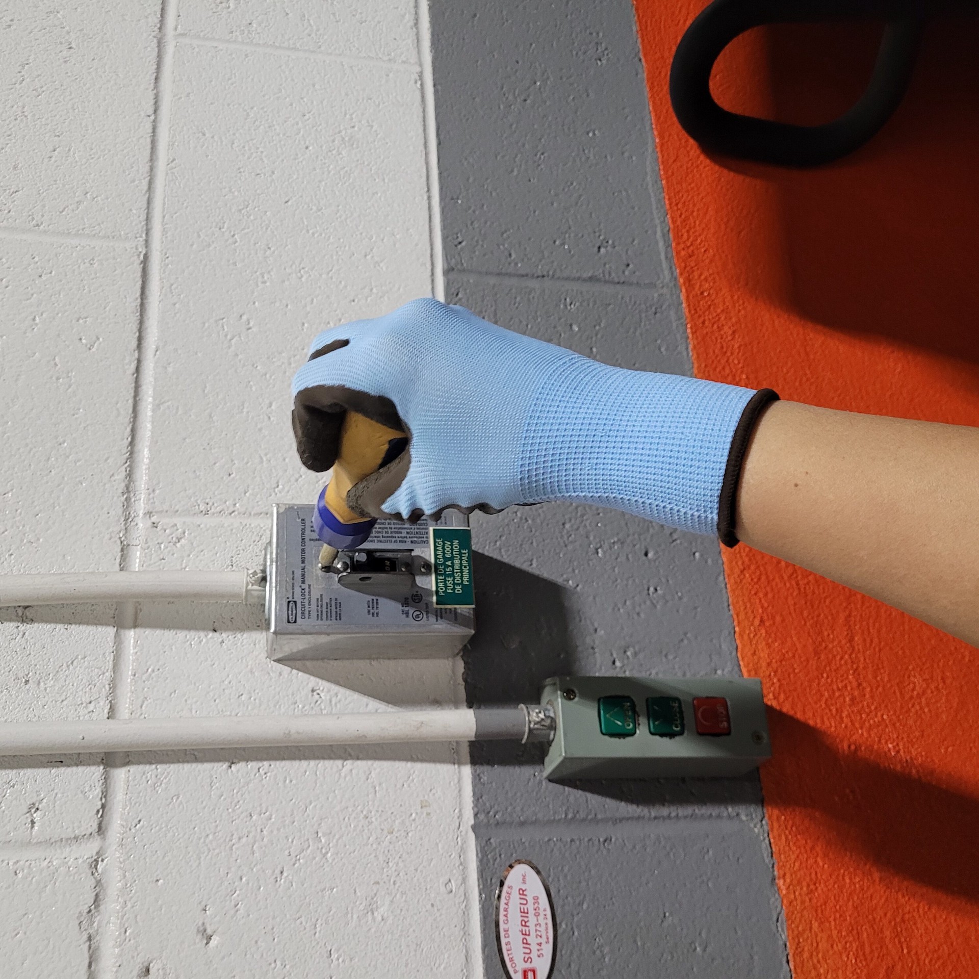 slide 4 of 5, WomenWorx Medium Blue Latex dipped Latex 6 -Pairs, 1 ct