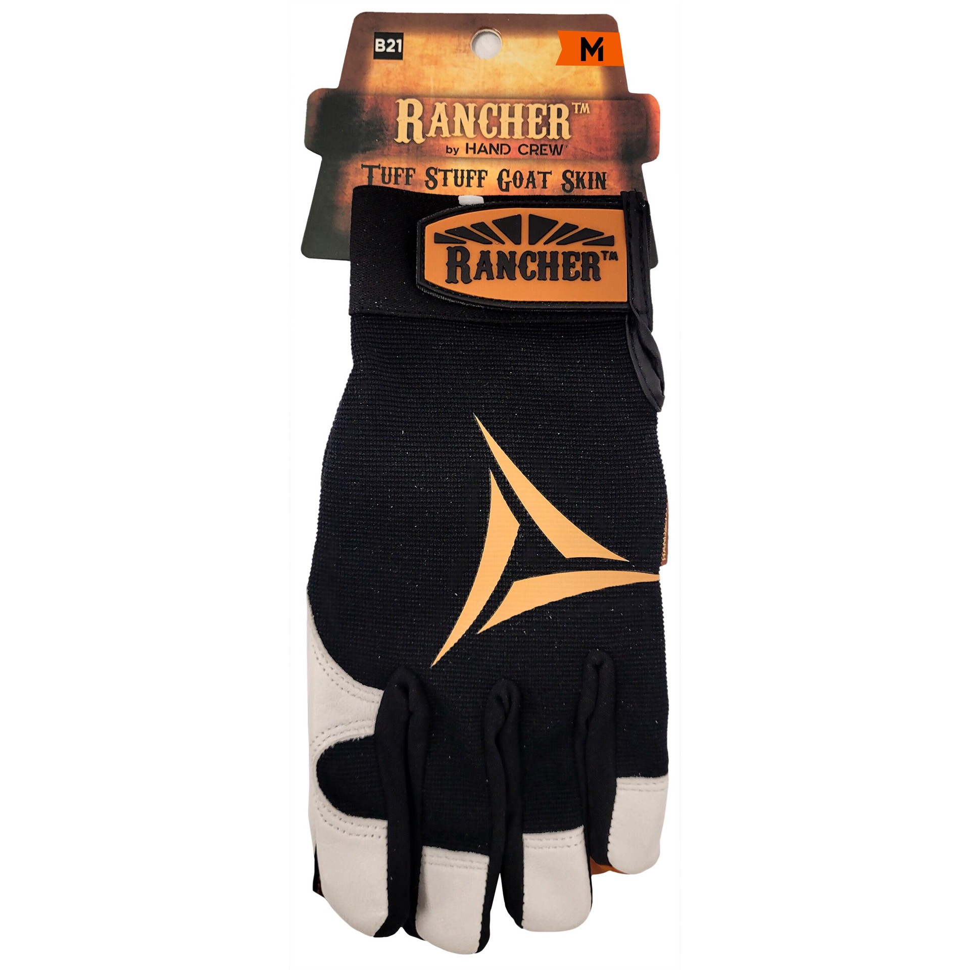 slide 5 of 5, HandCrew Medium Yellow Goatskin 1 -Pairs, 1 ct