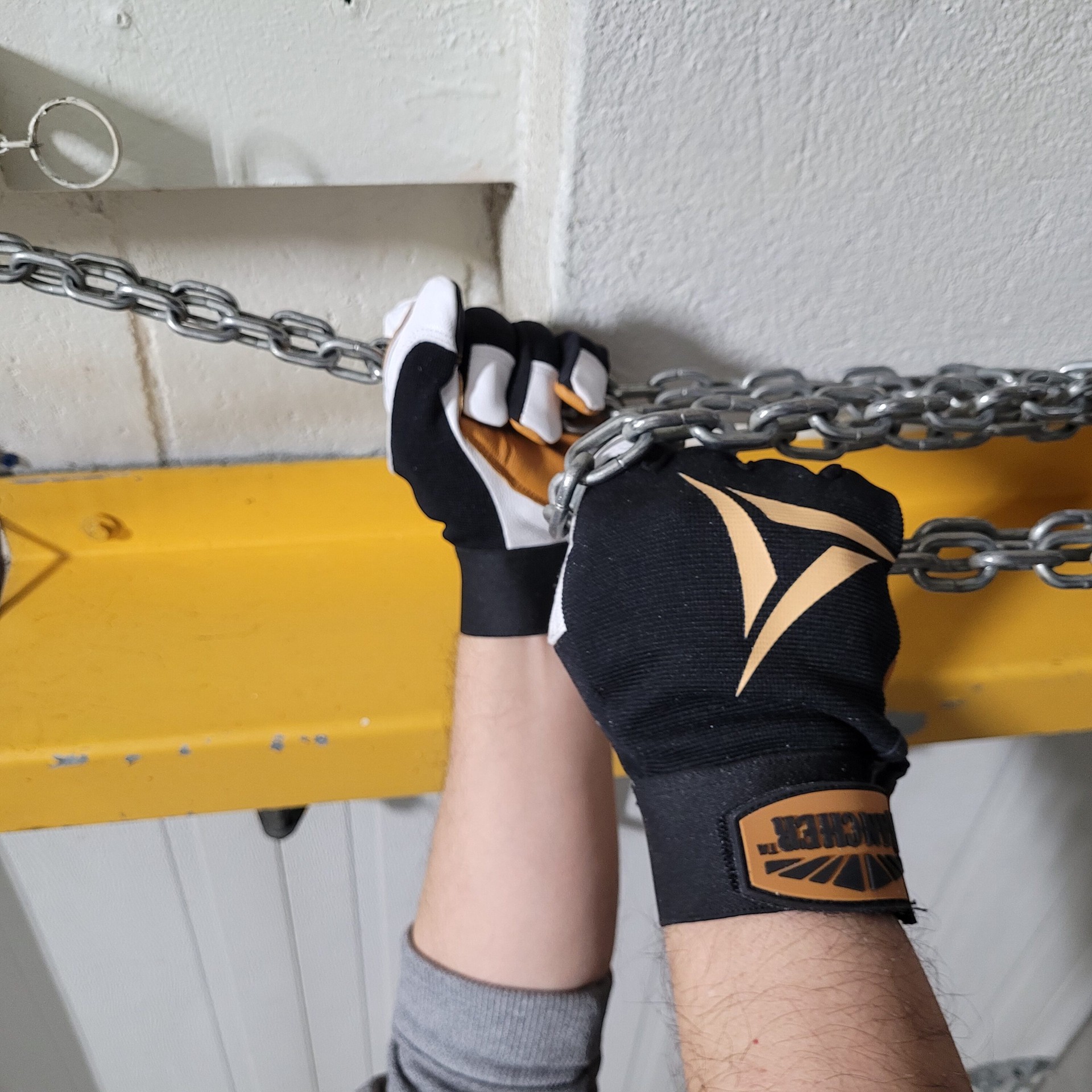 slide 2 of 5, HandCrew Medium Yellow Goatskin 1 -Pairs, 1 ct