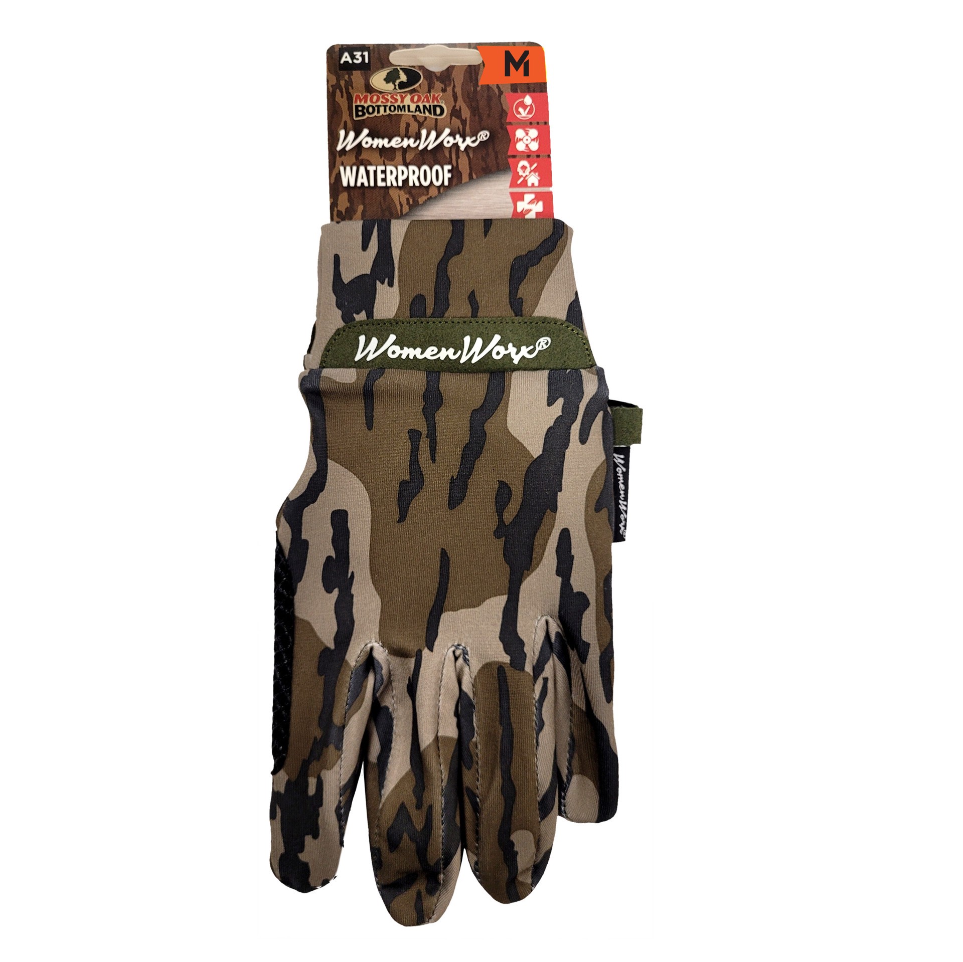 slide 1 of 5, WomenWorx Medium Green Polyester 1 -Pairs, 1 ct