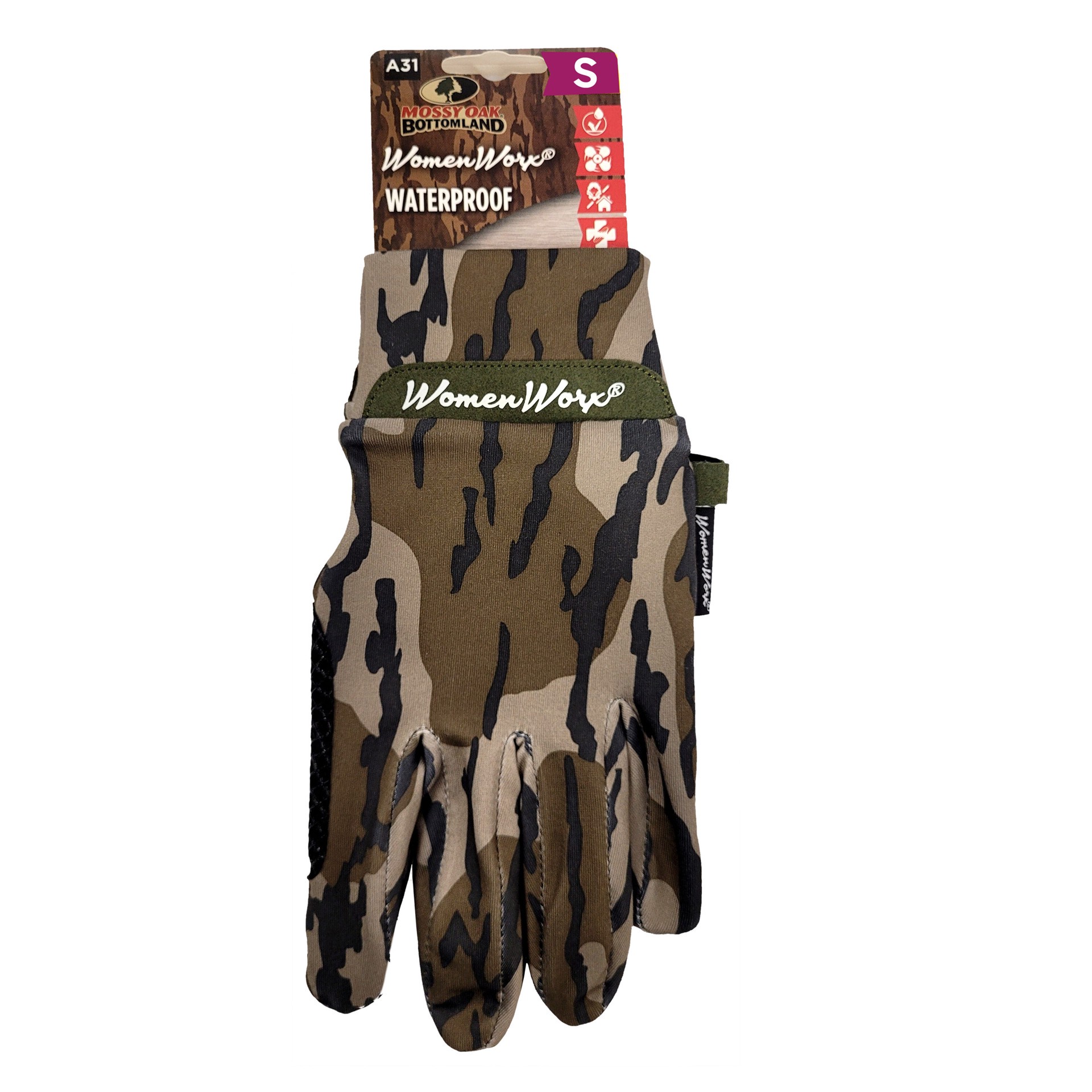 slide 1 of 5, WomenWorx Small Green Polyester 1 -Pairs, 1 ct