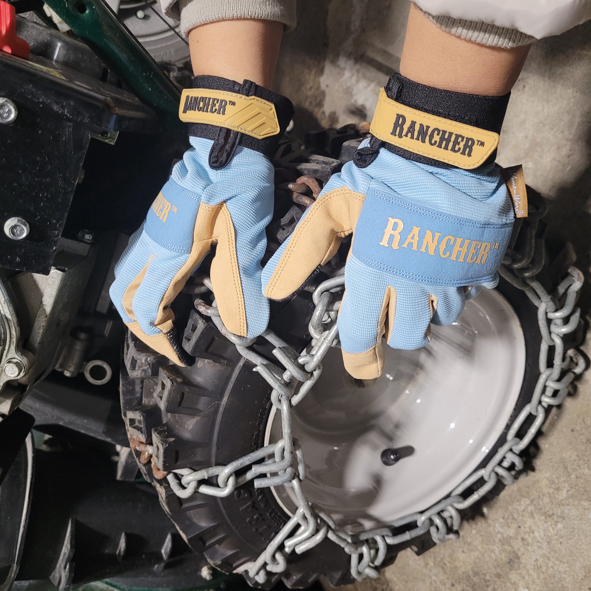 slide 3 of 5, WomenWorx Small Yellow Synthetic leather 1 -Pairs, 1 ct