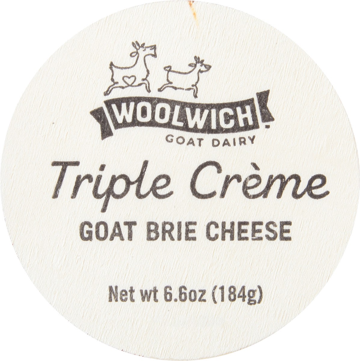 slide 7 of 12, Woolwich Goat Brie Triple Creme Cheese 6.6 oz, 6.6 oz