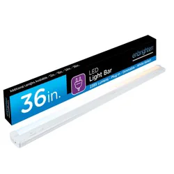 Enbrighten One-Touch Sync 36-in Plug in LED Under Cabinet Light Bar