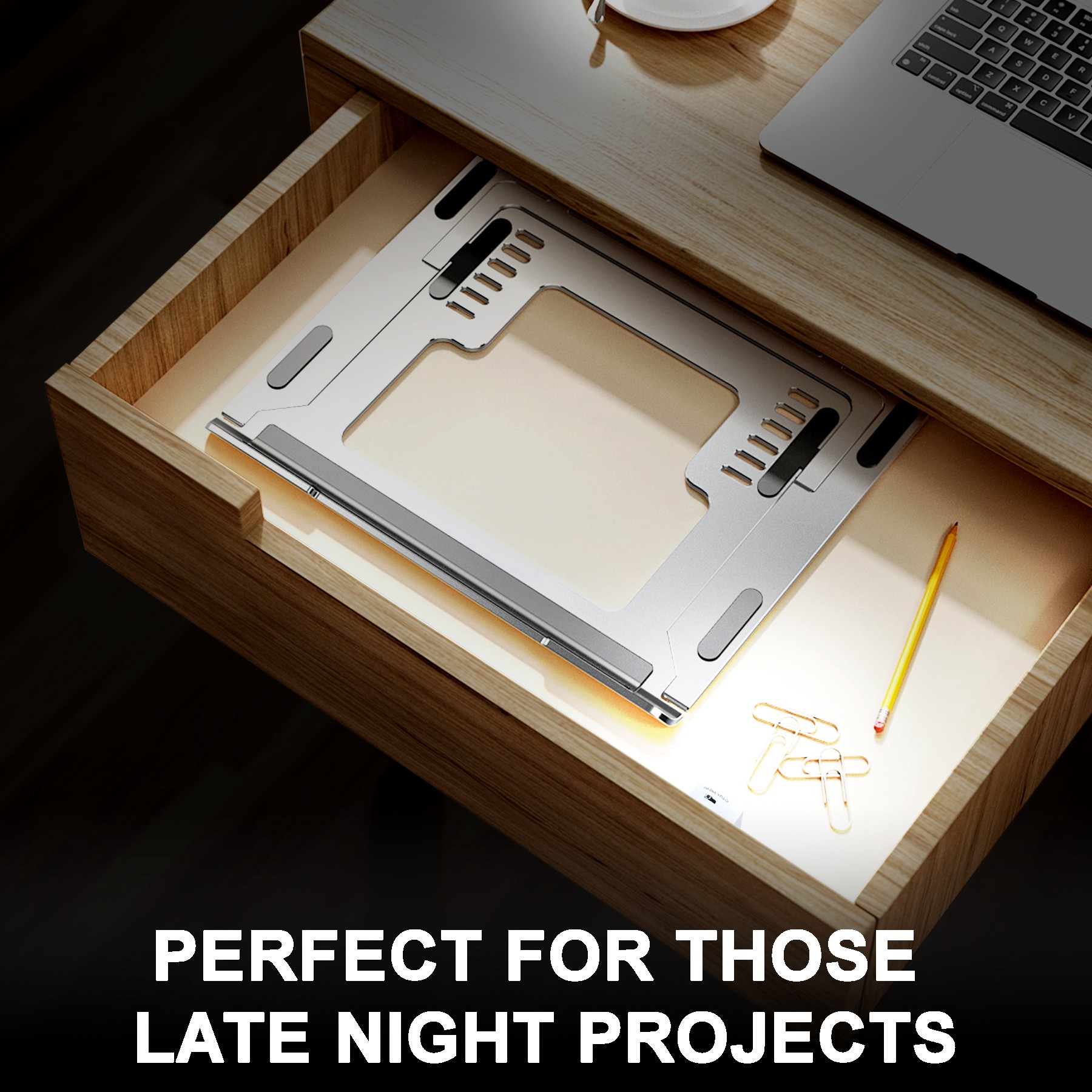 slide 2 of 6, Utilitech Drawer Light 2 -Pack 2.7-in Rechargeable Battery LED Under Cabinet Light Bar Motion Sensing Light, 1 ct