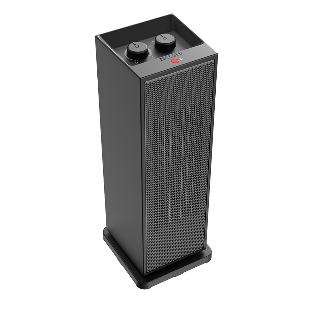 slide 3 of 6, Utilitech 1500 -Watt Ceramic Tower Indoor Electric Space Heater with Thermostat, 1 ct