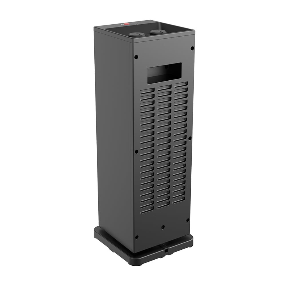 slide 5 of 6, Utilitech 1500 -Watt Ceramic Tower Indoor Electric Space Heater with Thermostat, 1 ct