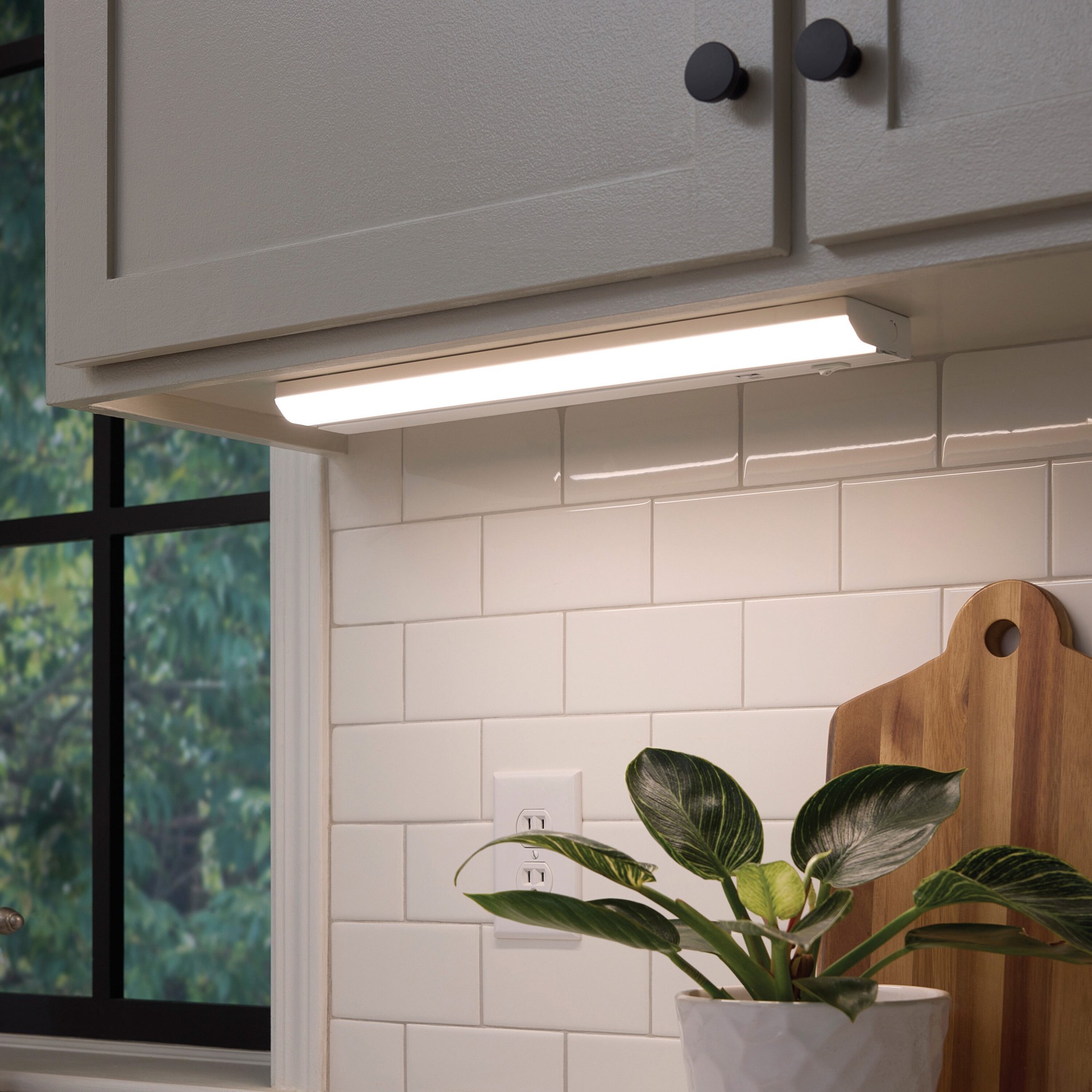 slide 2 of 6, Utilitech 36-in Hardwired LED Under Cabinet Light Bar, 1 ct