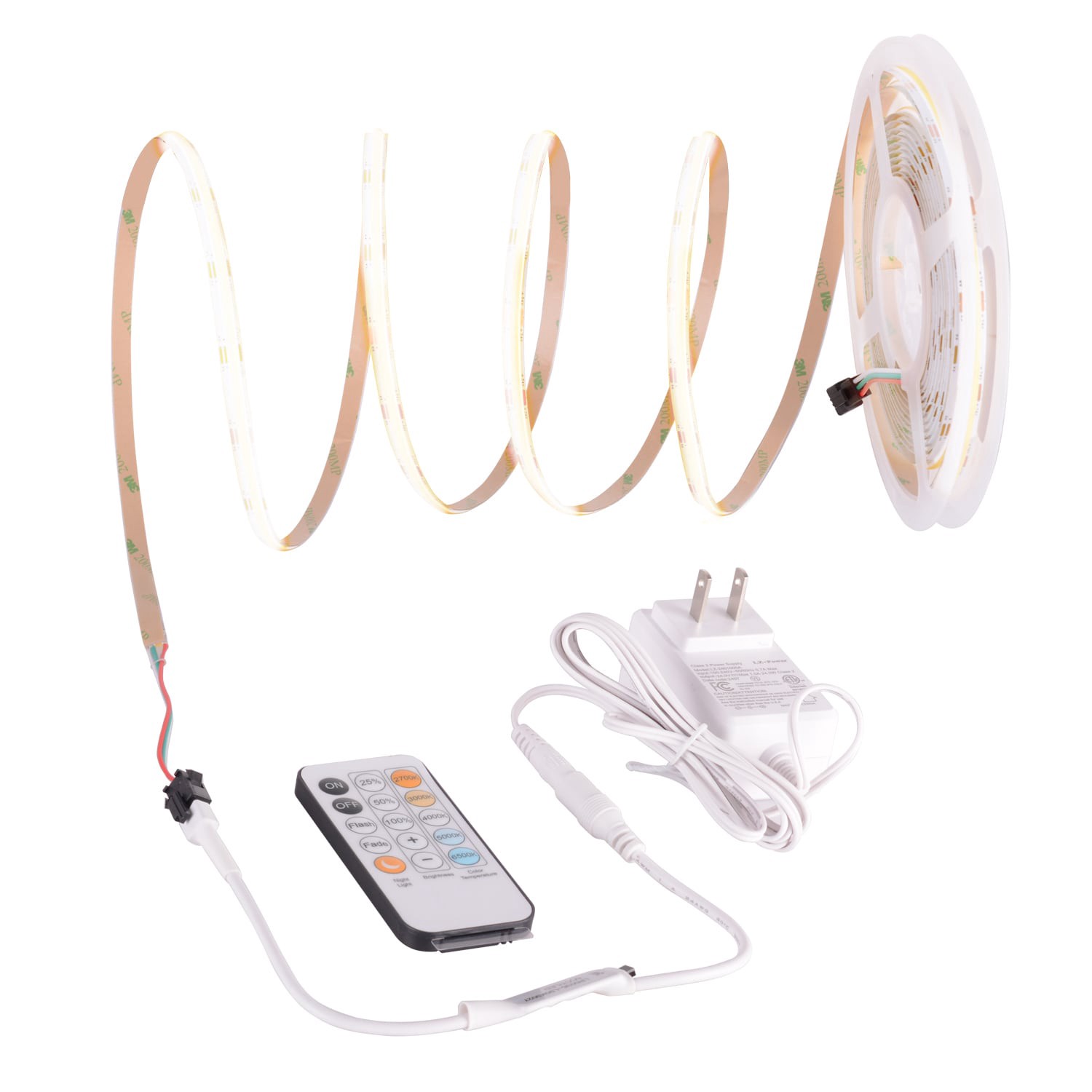 slide 1 of 6, Utilitech Indoor 16-ft LED Switchable White Strip Light, 1 ct