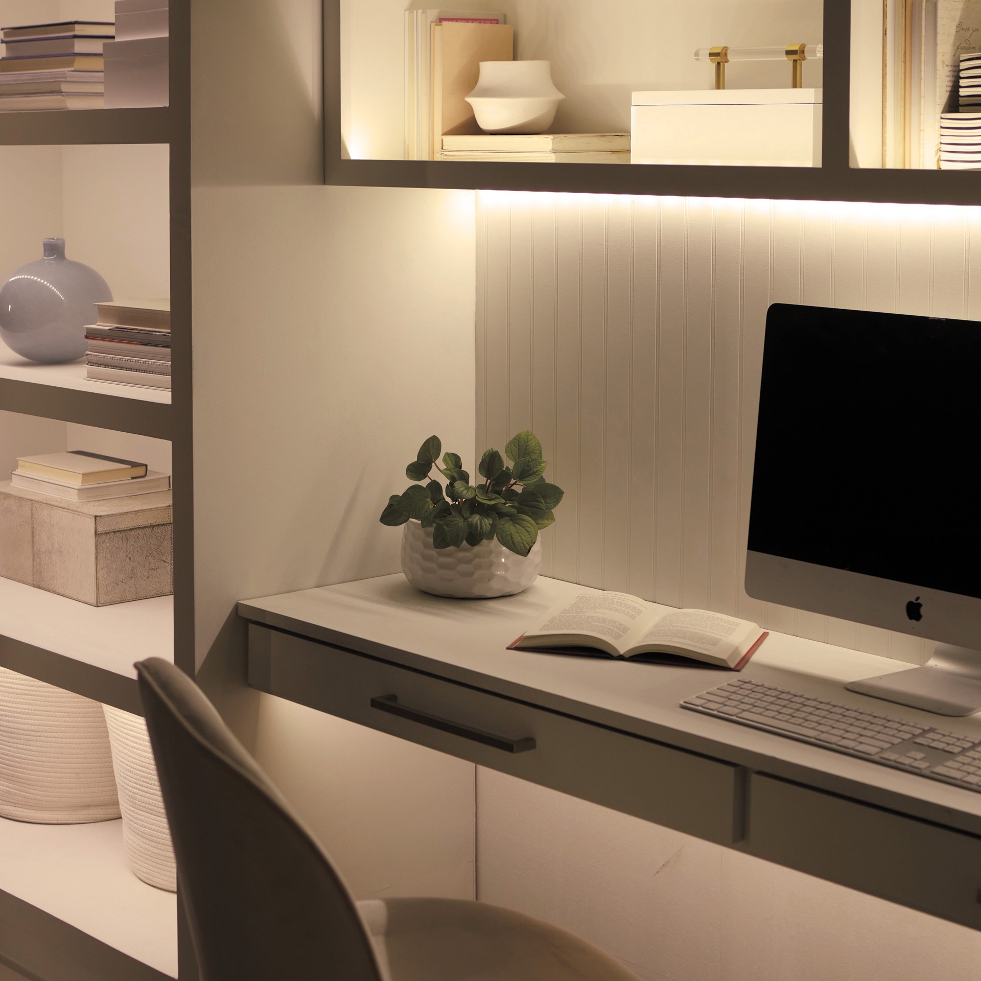 slide 2 of 6, Utilitech Indoor 8.0-ft LED Cool White Strip Light, 1 ct