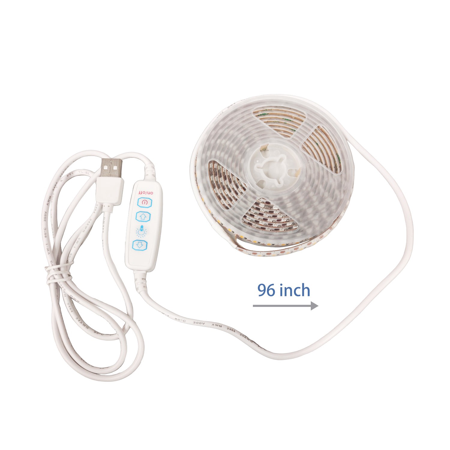 slide 3 of 6, Utilitech Indoor 8.0-ft LED Cool White Strip Light, 1 ct