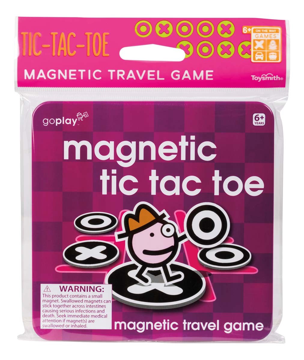 slide 2 of 3, Toysmith Tic Tac Toe Travel Game, 1 ct