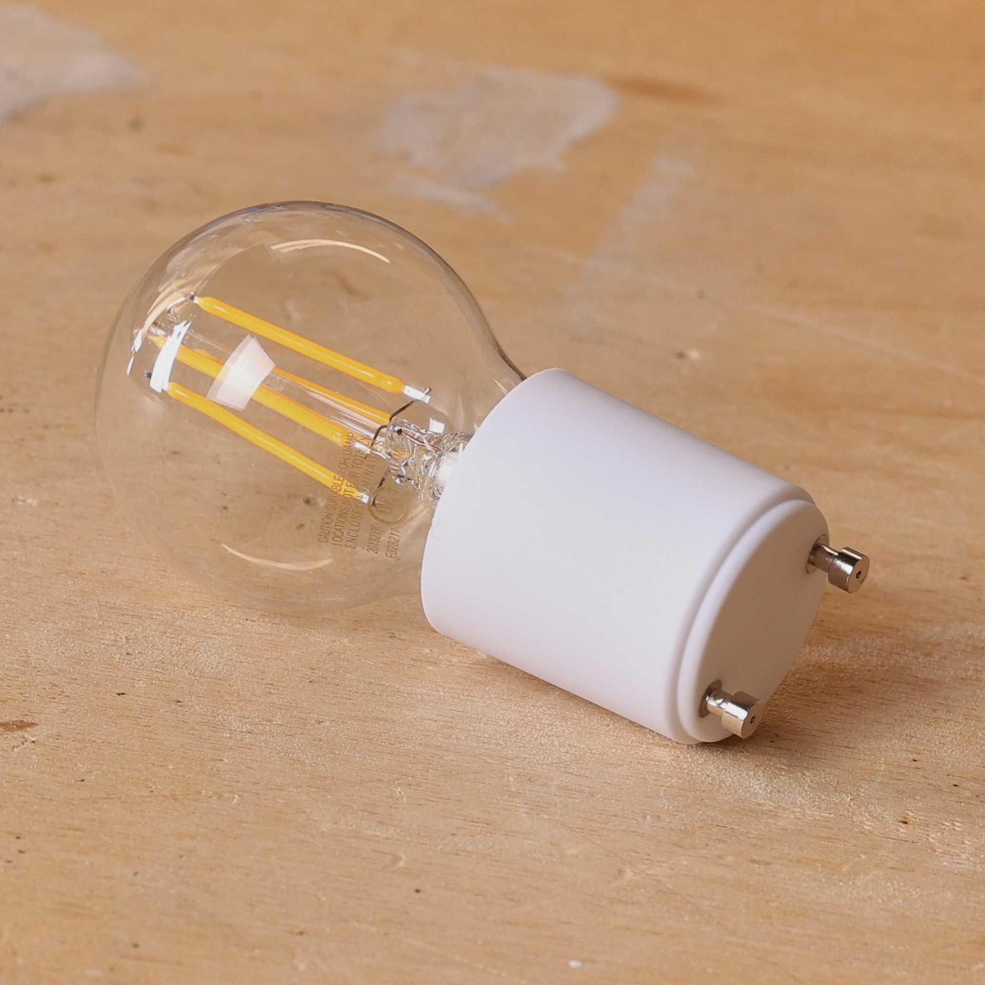 slide 5 of 6, Energetic 60-Watt White Medium Light Socket Adapter, 1 ct