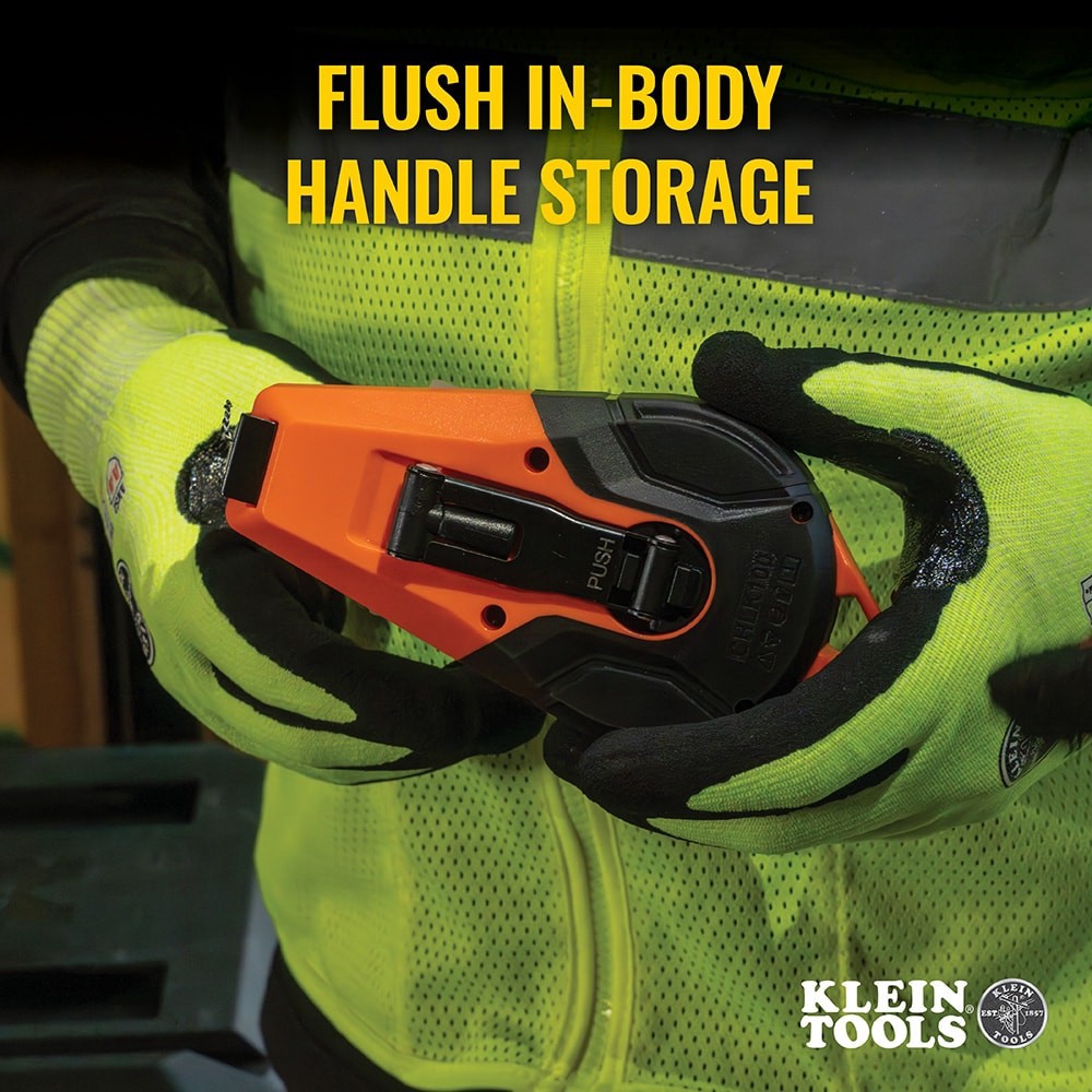 slide 4 of 6, Klein Tools Quick-Fill Manual Chalk Line, 1 ct