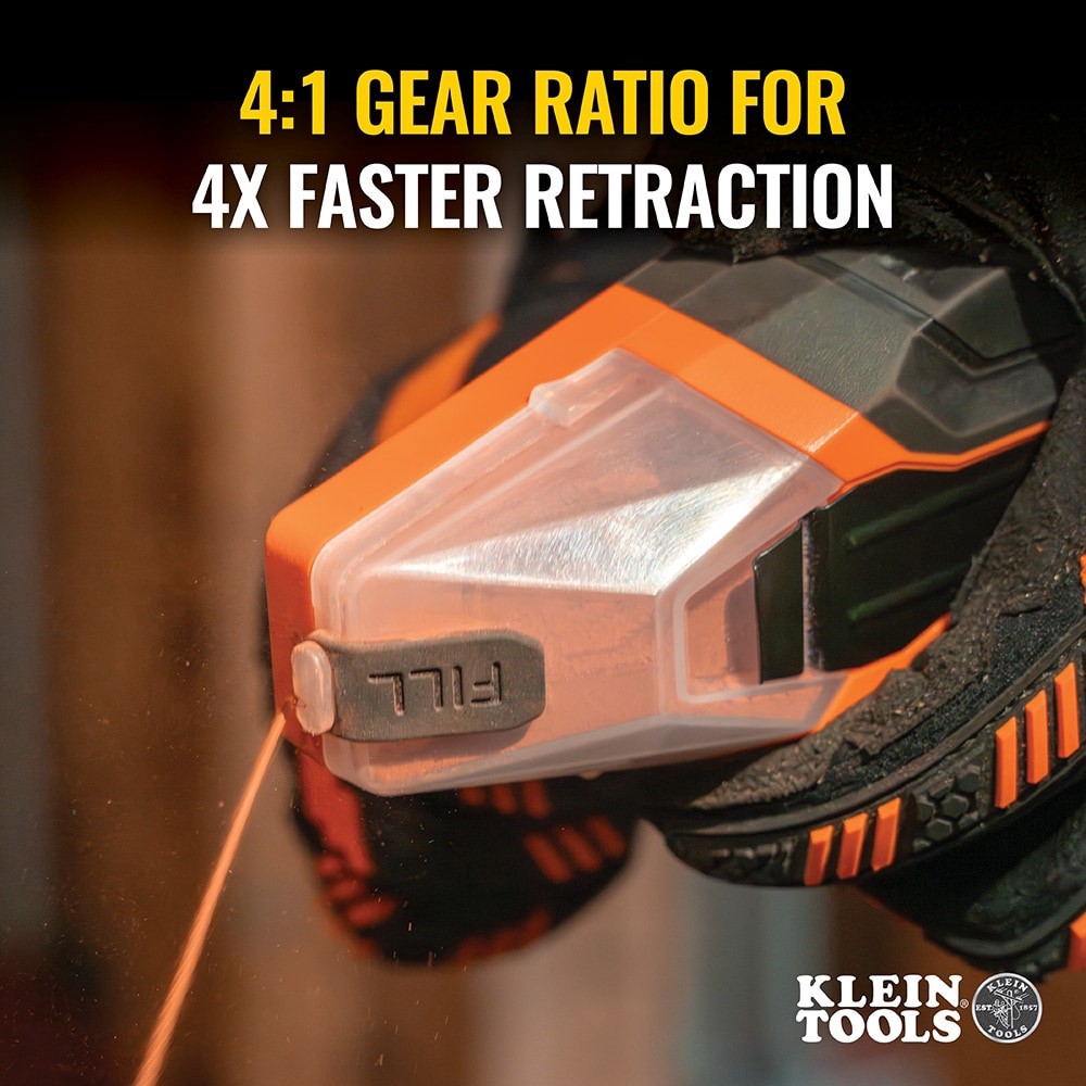 slide 5 of 6, Klein Tools Quick-Fill Manual Chalk Line, 1 ct