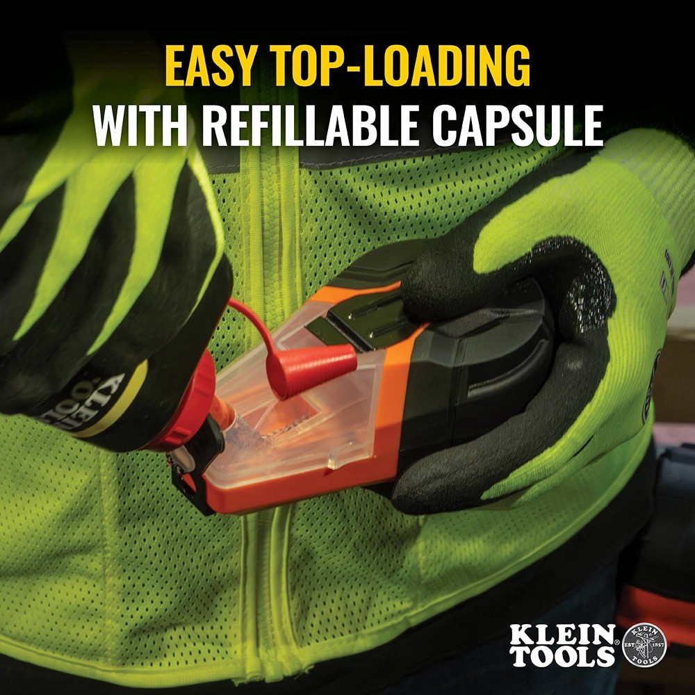 slide 6 of 6, Klein Tools Quick-Fill Manual Chalk Line, 1 ct