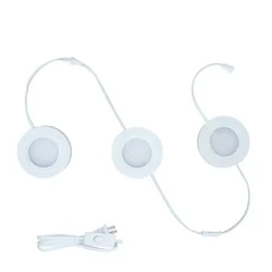 Utilitech Puck Light 3 -Pack 2.75 Plug-in LED Under Cabinet Light Bar