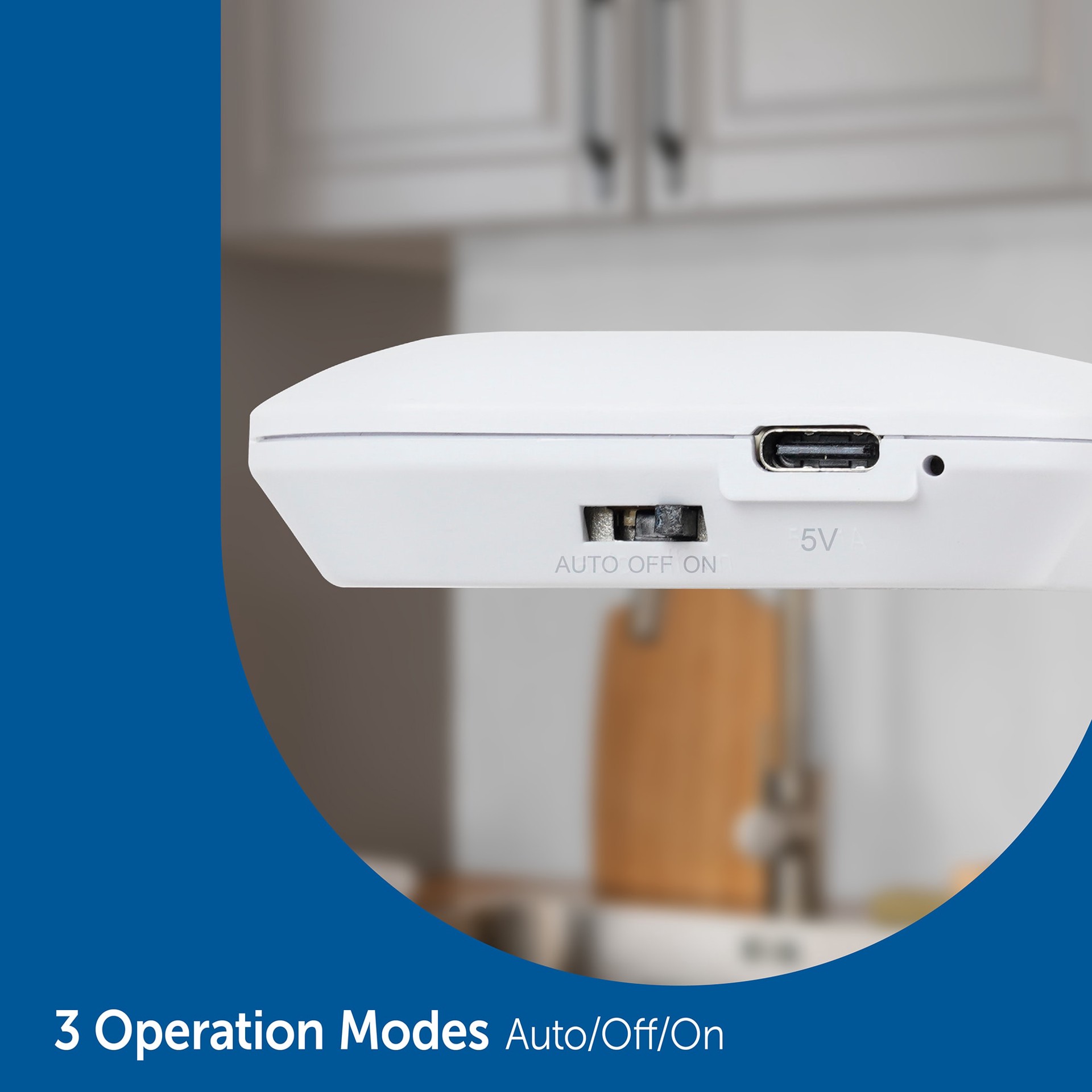 slide 4 of 6, Utilitech UnderCabinet 12-in Battery LED Under Cabinet Light Bar Motion Sensing Light with Remote, 1 ct