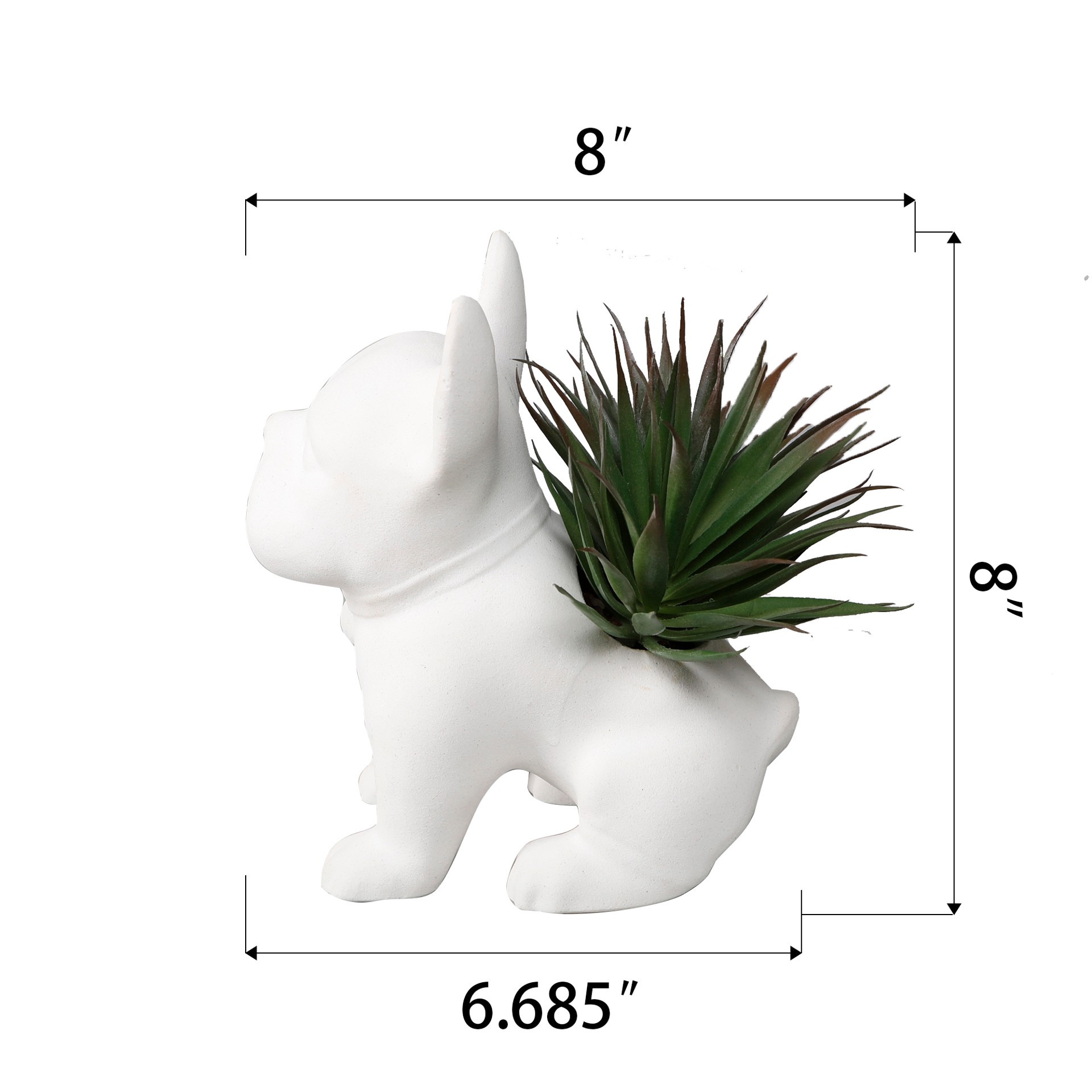 slide 3 of 5, Origin 21 8-in Matte Indoor/Outdoor Desktop Agave Artificial plant, 1 ct