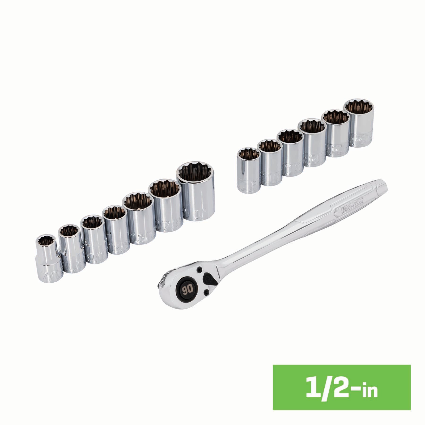 slide 4 of 6, Kobalt 297 -Piece Metric and standard (SAE) Mechanics Tool Set with Hard Case, 1 ct