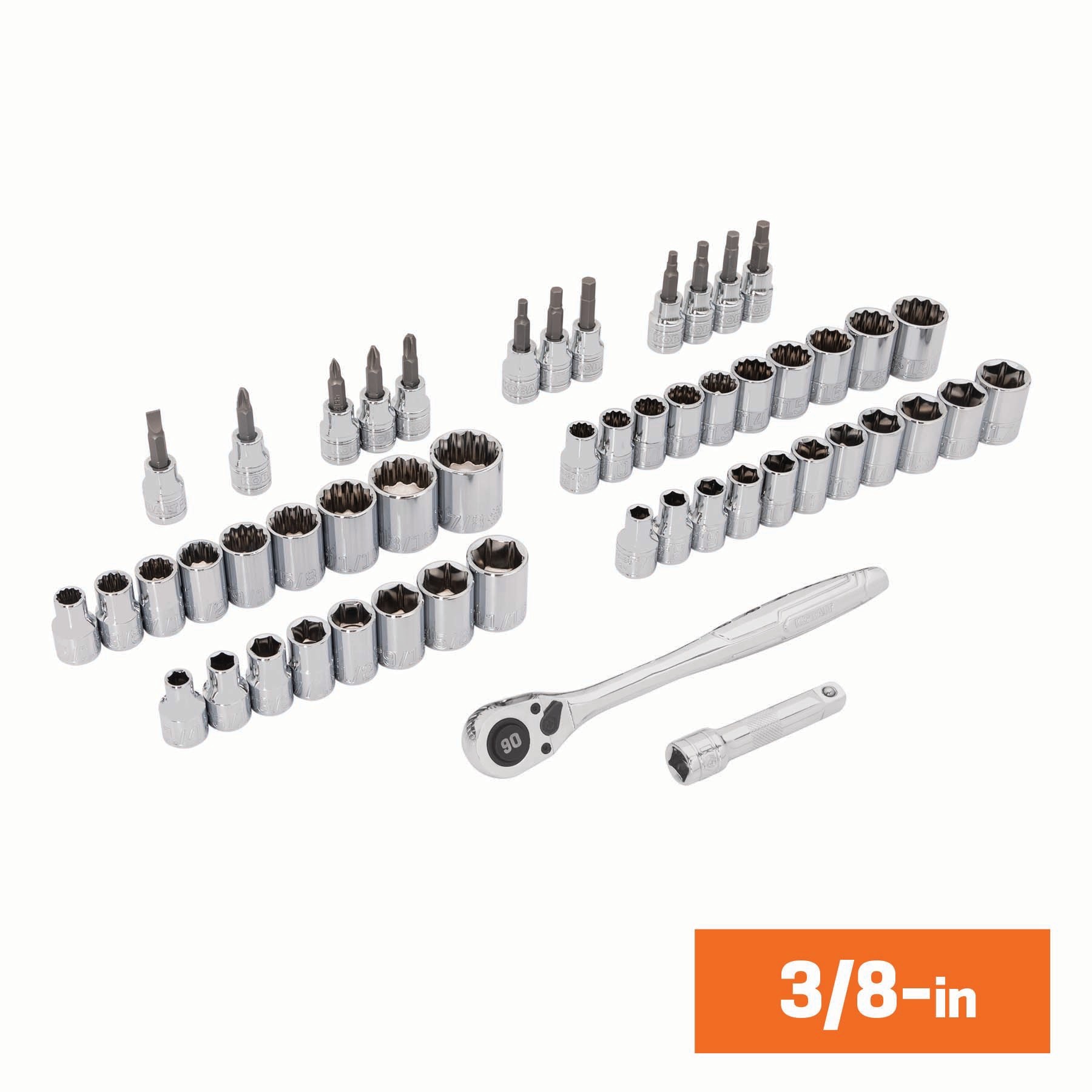 slide 5 of 6, Kobalt 297 -Piece Metric and standard (SAE) Mechanics Tool Set with Hard Case, 1 ct
