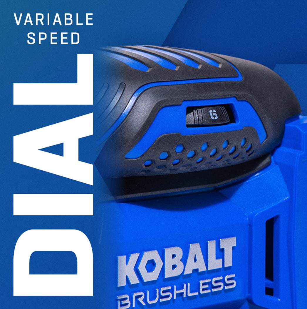 slide 3 of 6, Kobalt 24-Volt Brushless Variable Speed Random orbital Cordless Sander with Dust Management (Battery Not Included), 1 ct