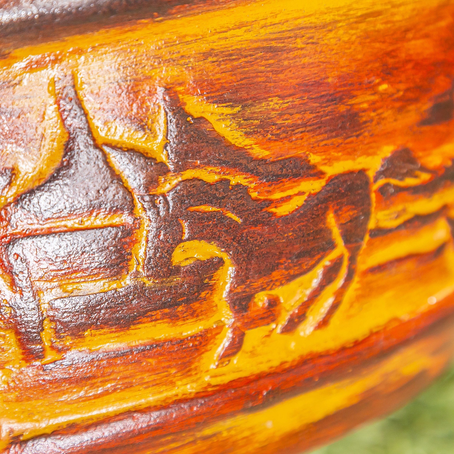 slide 6 of 6, Style Selections Urn 14.0-in W x 14.0-in L Orange Clay Indoor/Outdoor Planter, 1 ct