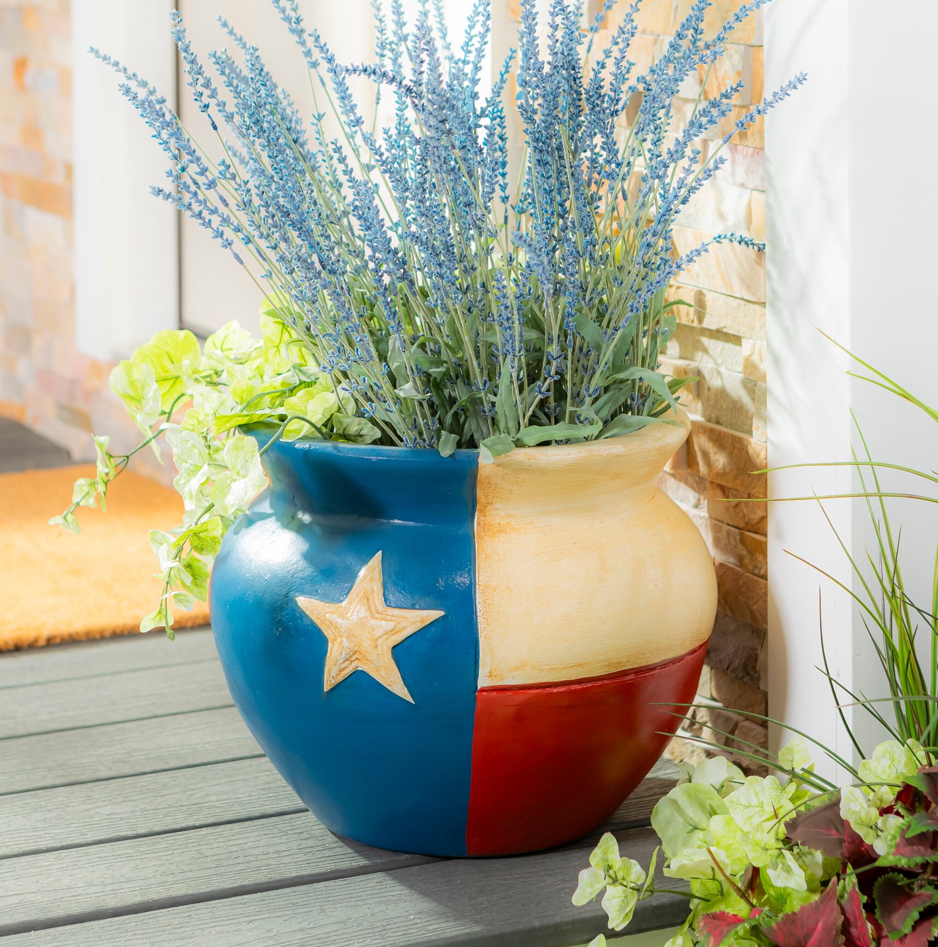 slide 3 of 6, Style Selections Urn 15.0-in W x 15.0-in L Multiple colors/finishes Clay Indoor/Outdoor Planter, 1 ct