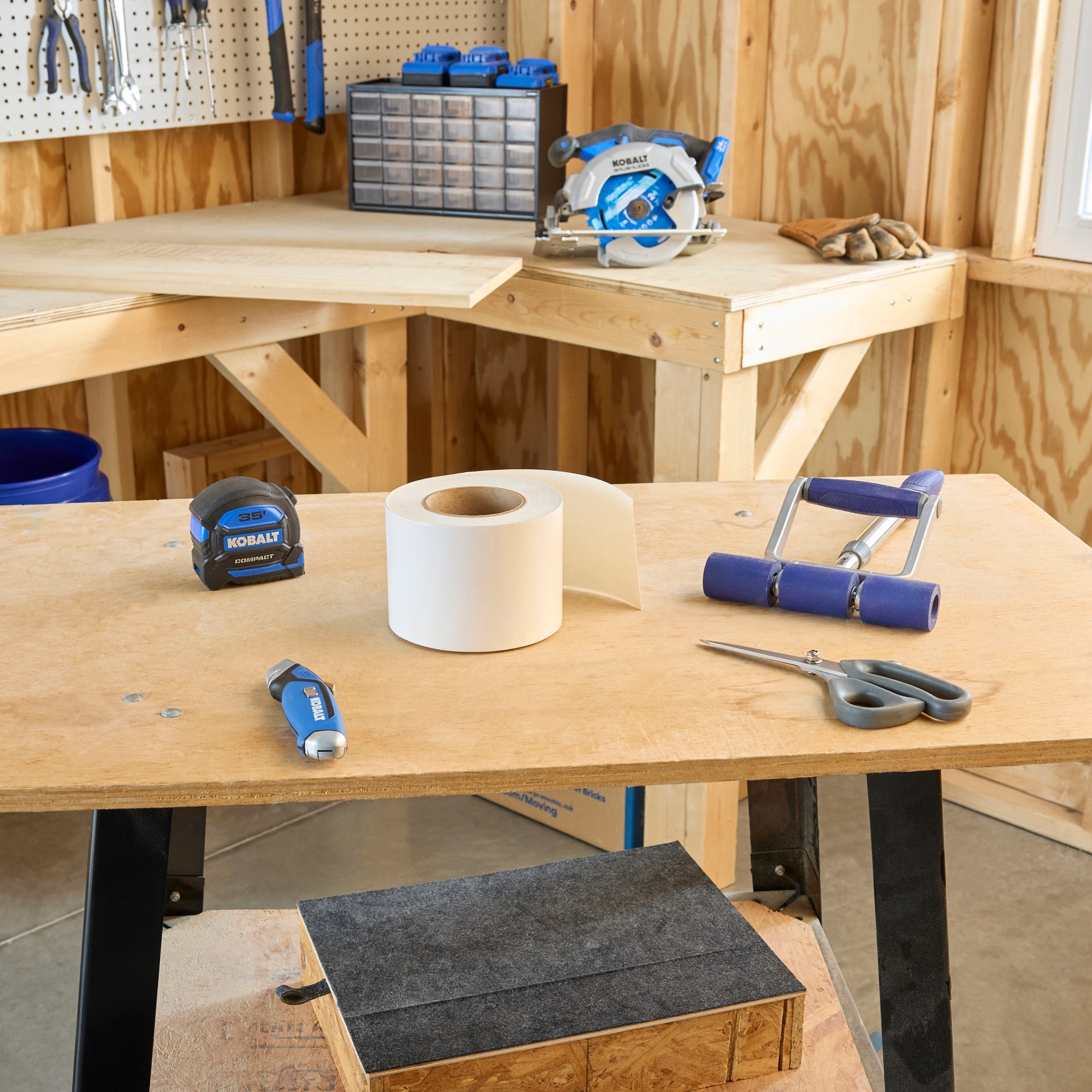 slide 4 of 6, RELIABILT 4-in x 75-ft White Butyl rubber Self-adhesive roll flashing, 1 ct