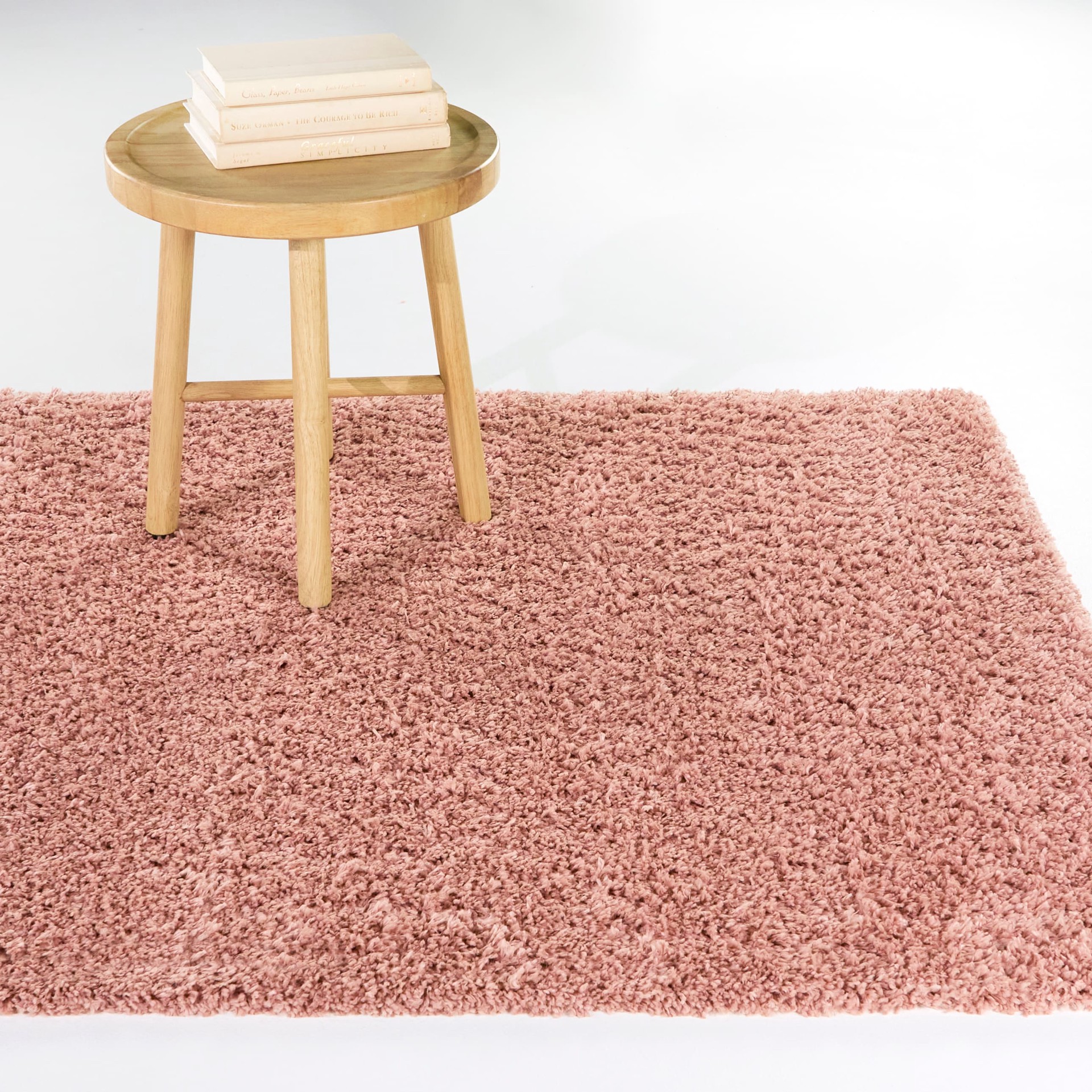slide 1 of 5, Balta 4 X 5 (ft) Pink Indoor Solid Area Rug, 1 ct
