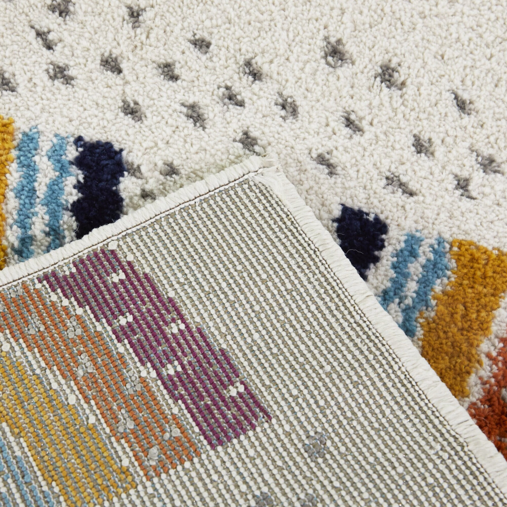 slide 4 of 5, Balta 4 x 5 (ft) Polypropylene Cream Rectangular Indoor Abstract Area rug, 1 ct