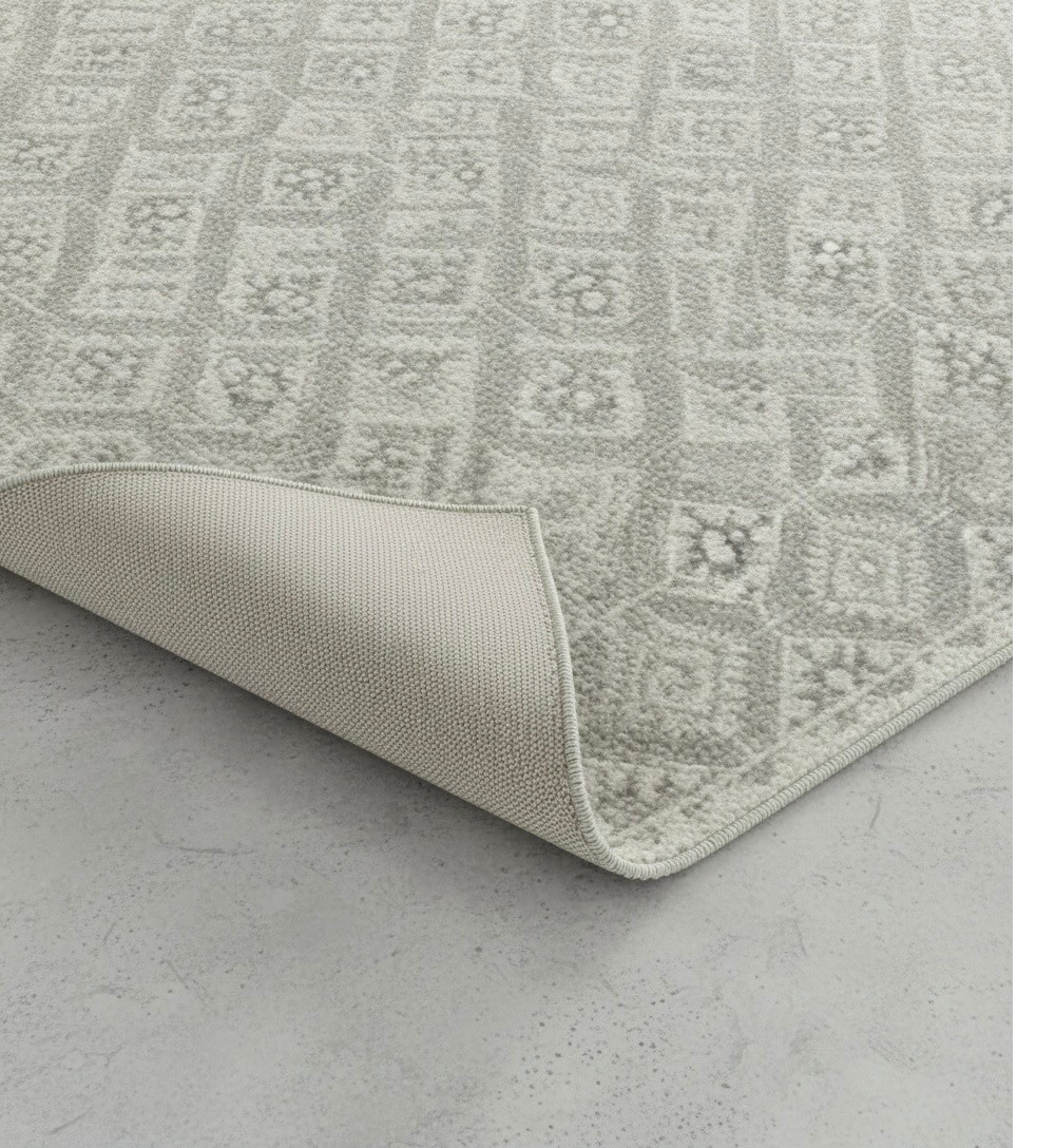 slide 5 of 6, allen + roth Olive Poppy 5 x 7 (ft) Loomed Green Rectangular Indoor Floral/Botanical French Country Pet Friendly Area rug, 1 ct