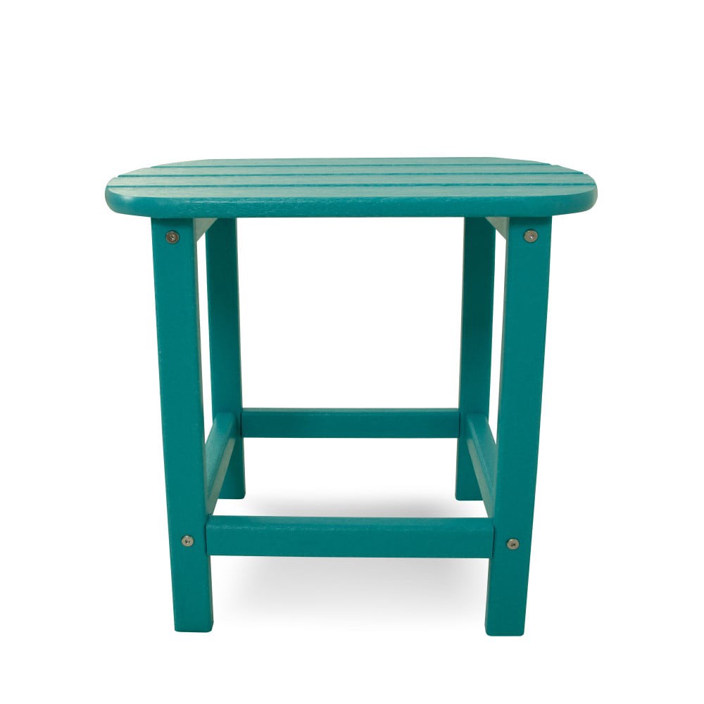 slide 2 of 6, POLYWOOD South Beach Oval Outdoor End Table 15.13-in W x 19.12-in L, 1 ct